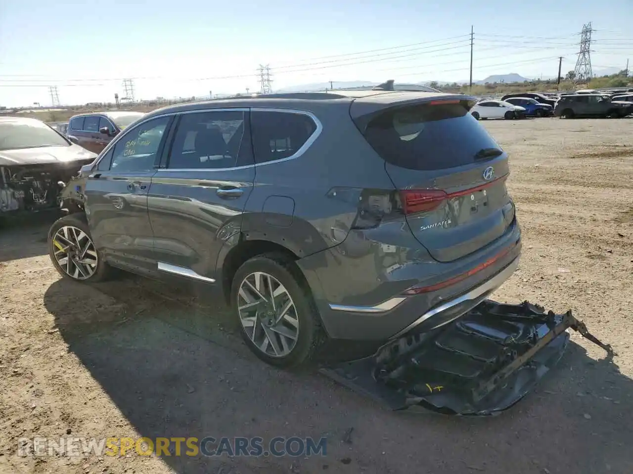2 Photograph of a damaged car 5NMS5DAL7PH603130 HYUNDAI SANTA FE 2023