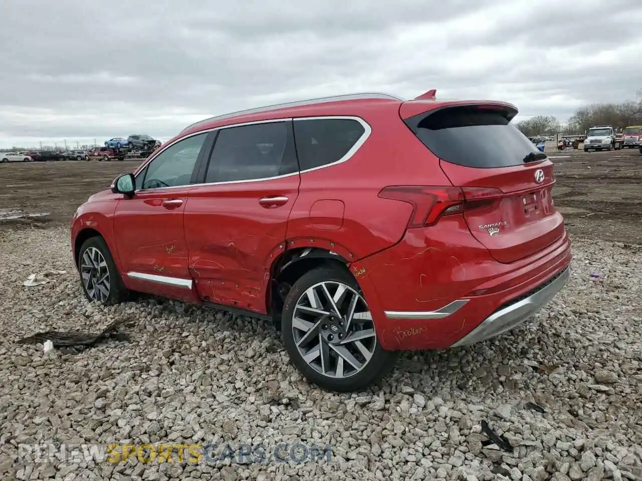 2 Photograph of a damaged car 5NMS5DAL8PH567125 HYUNDAI SANTA FE 2023