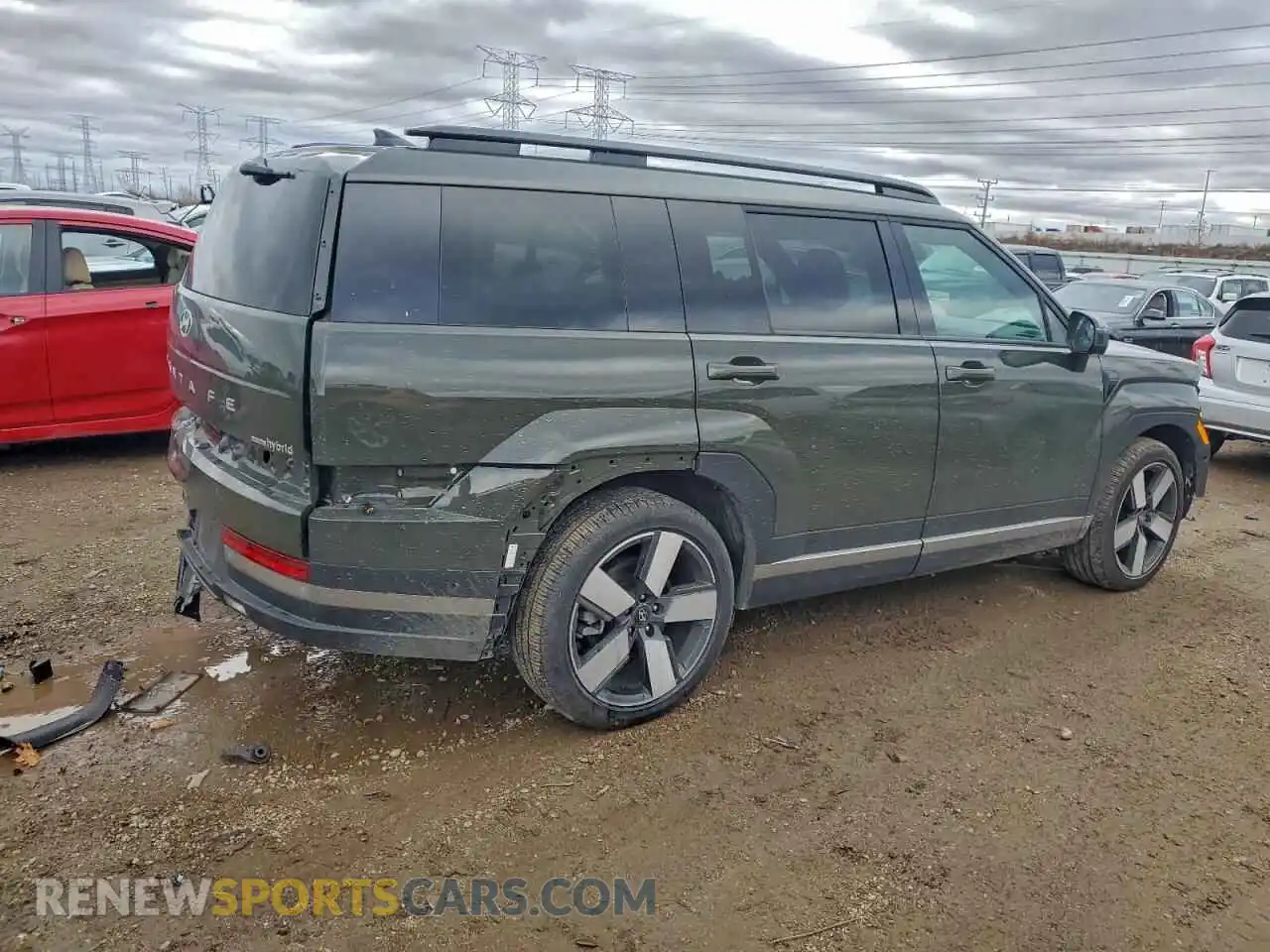 3 Photograph of a damaged car 5NMP3DG19RH010485 HYUNDAI SANTA FE 2024