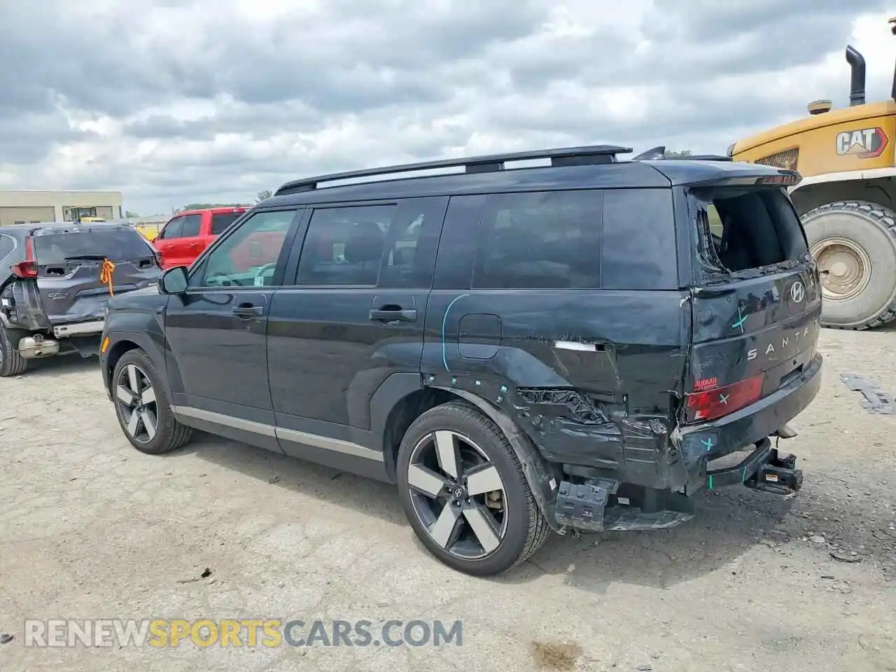 2 Photograph of a damaged car 5NMP3DG19RH016609 HYUNDAI SANTA FE 2024