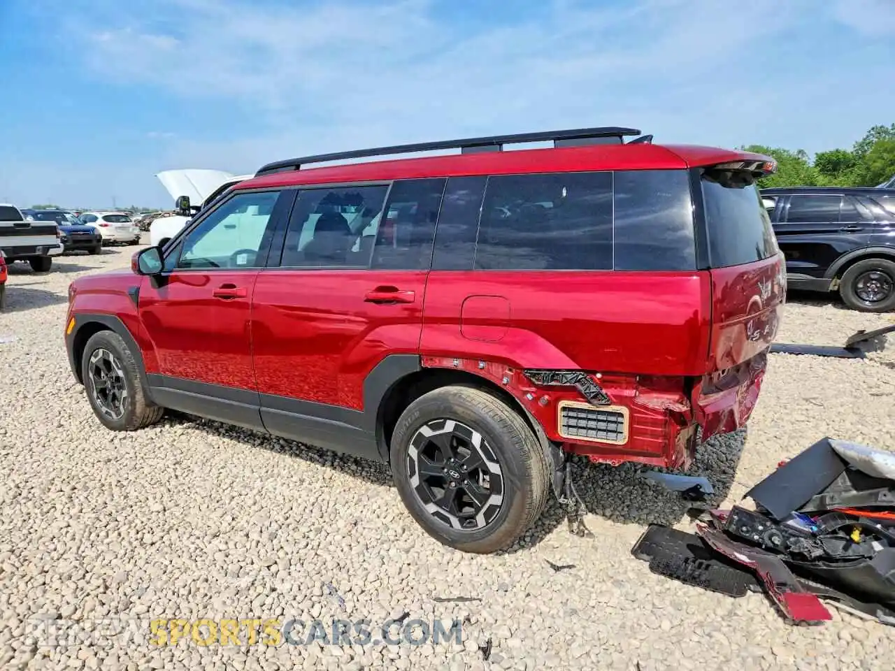 2 Фотография поврежденного автомобиля 5NMP24GLXSH073685 HYUNDAI SANTA FE 2025