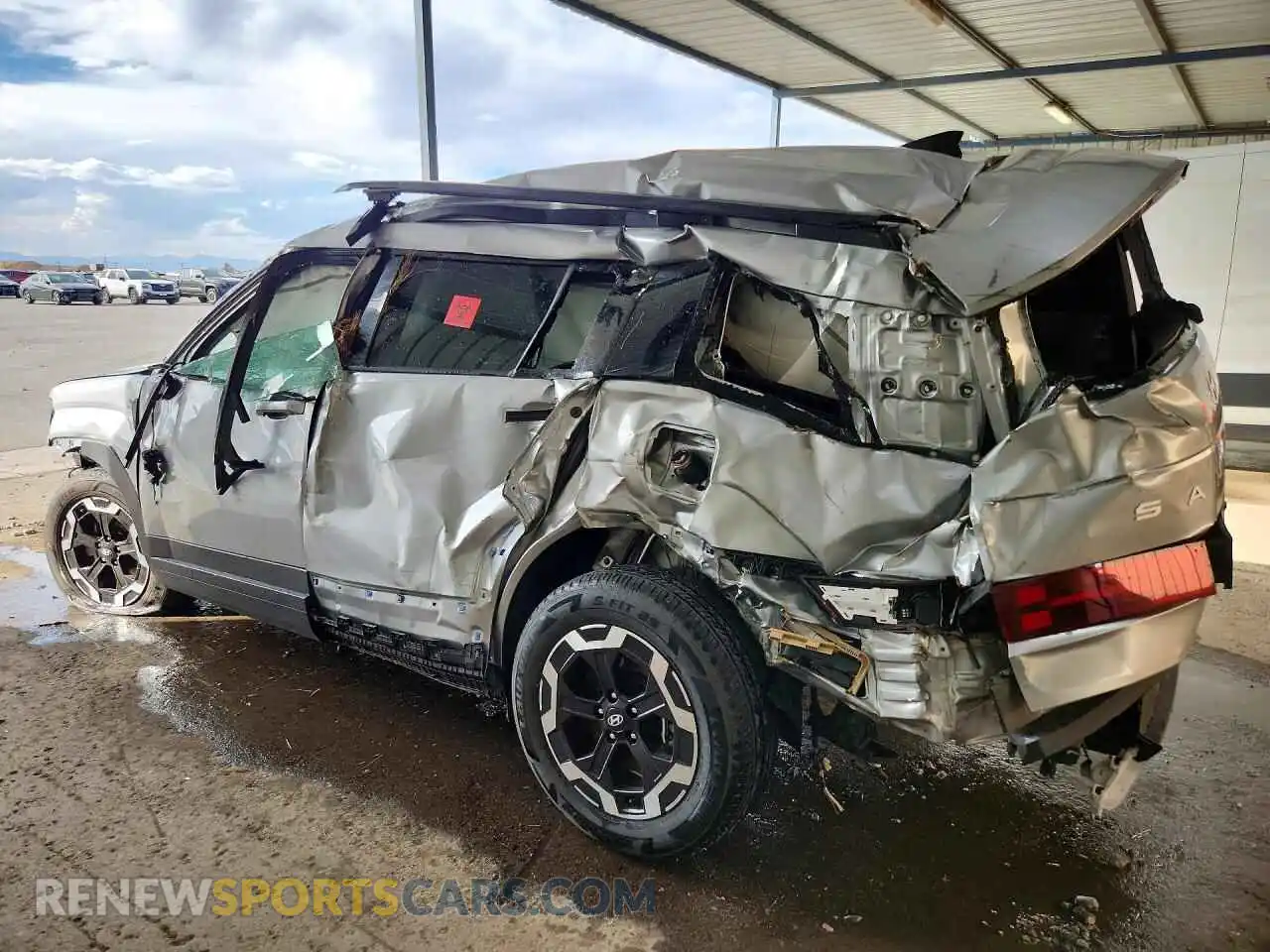 2 fotografías del automóvil dañado 5NMP2DGL9TH197237 HYUNDAI SANTA FE 2026