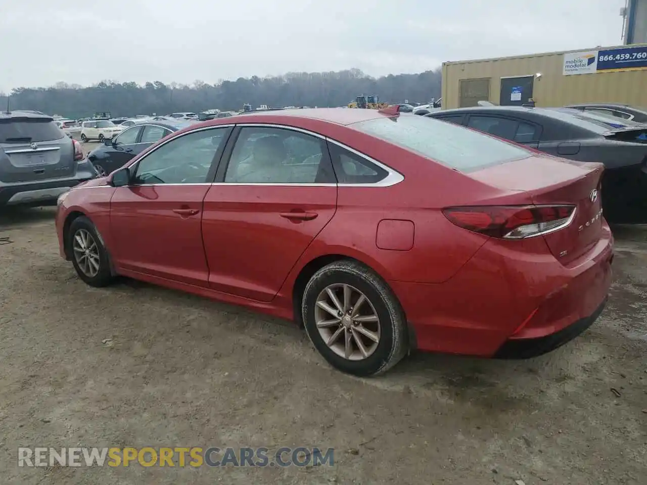 2 Photograph of a damaged car 5NPE24AF0KH808767 HYUNDAI SONATA 2019