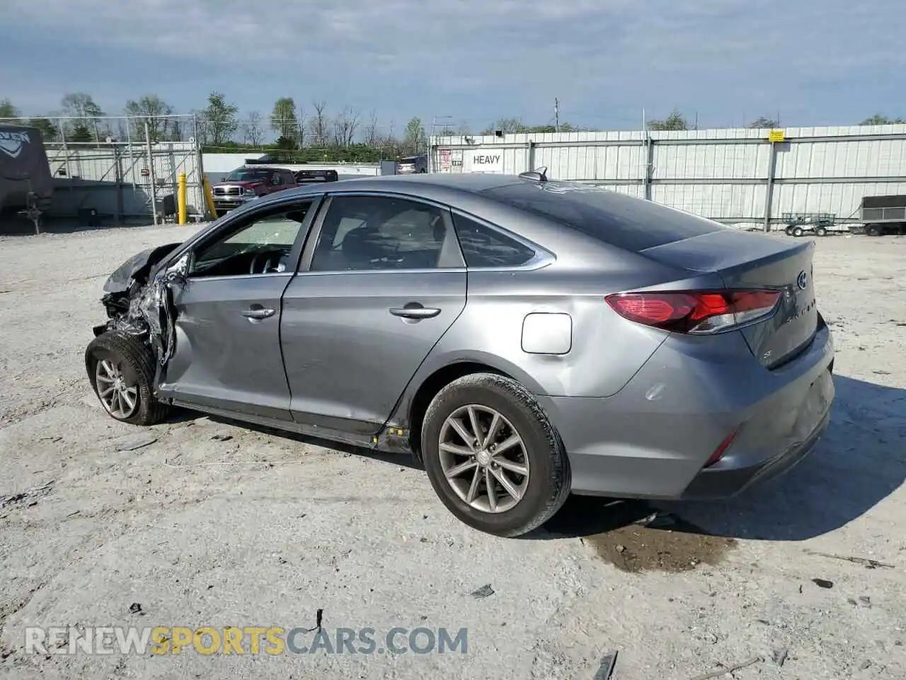2 Photograph of a damaged car 5NPE24AF4KH733071 HYUNDAI SONATA 2019