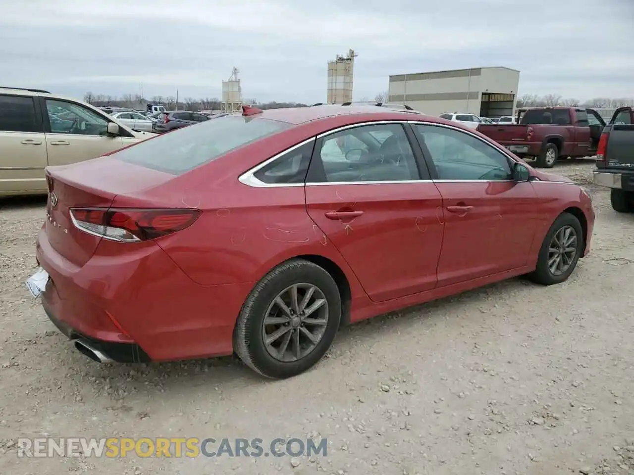 3 Photograph of a damaged car 5NPE24AF4KH799457 HYUNDAI SONATA 2019