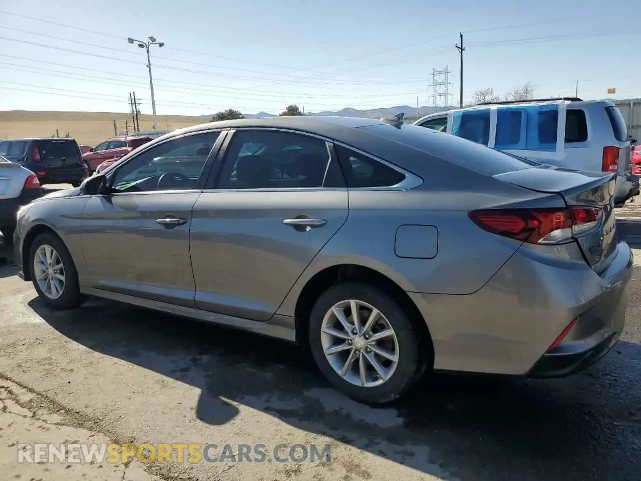 2 Photograph of a damaged car 5NPE24AF5KH757959 HYUNDAI SONATA 2019