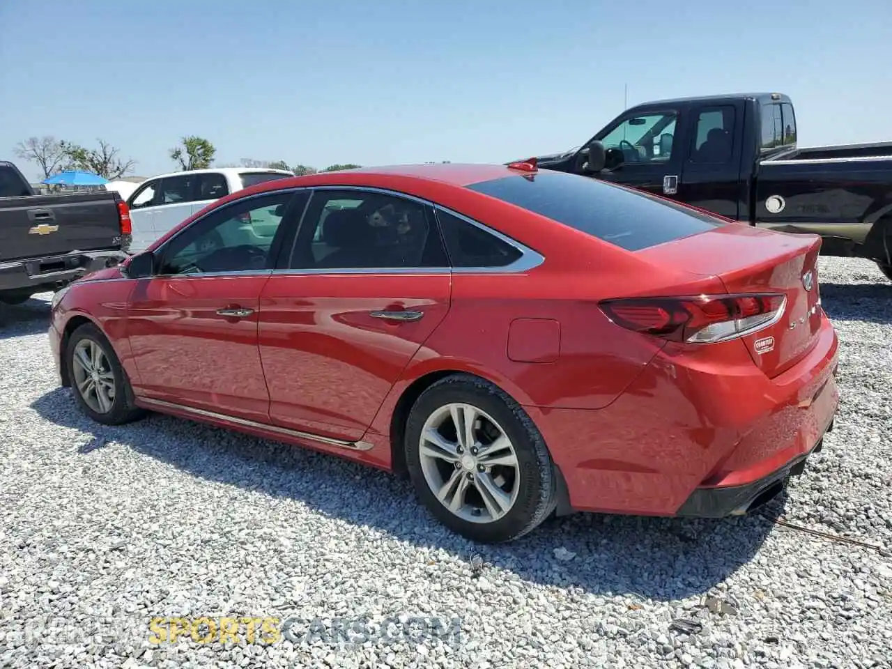 2 Photograph of a damaged car 5NPE34AF2KH736113 HYUNDAI SONATA 2019