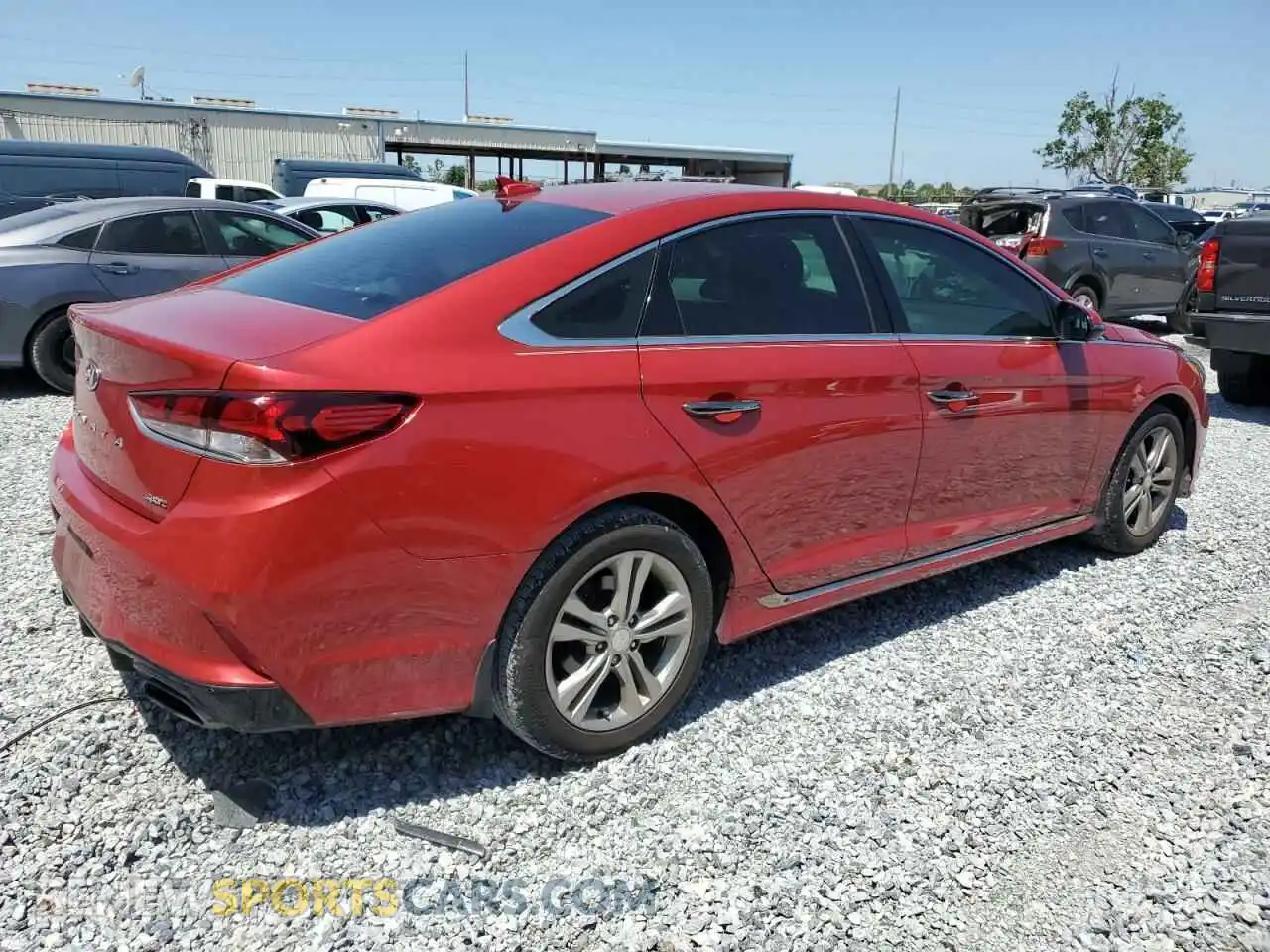 3 Photograph of a damaged car 5NPE34AF2KH736113 HYUNDAI SONATA 2019