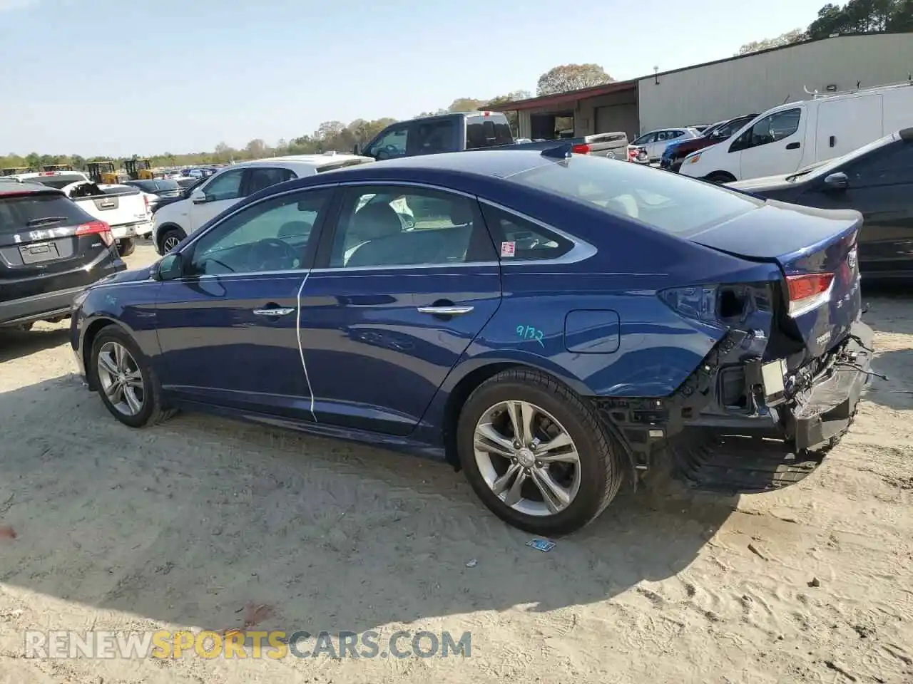 2 Фотография поврежденного автомобиля 5NPE34AF4KH738087 HYUNDAI SONATA 2019