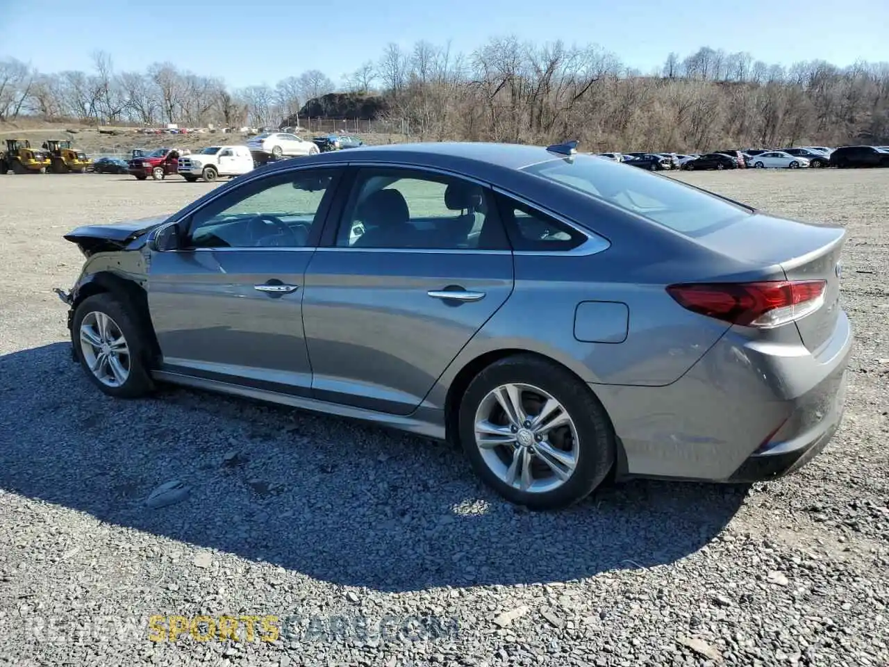 2 Photograph of a damaged car 5NPE34AF5KH802783 HYUNDAI SONATA 2019