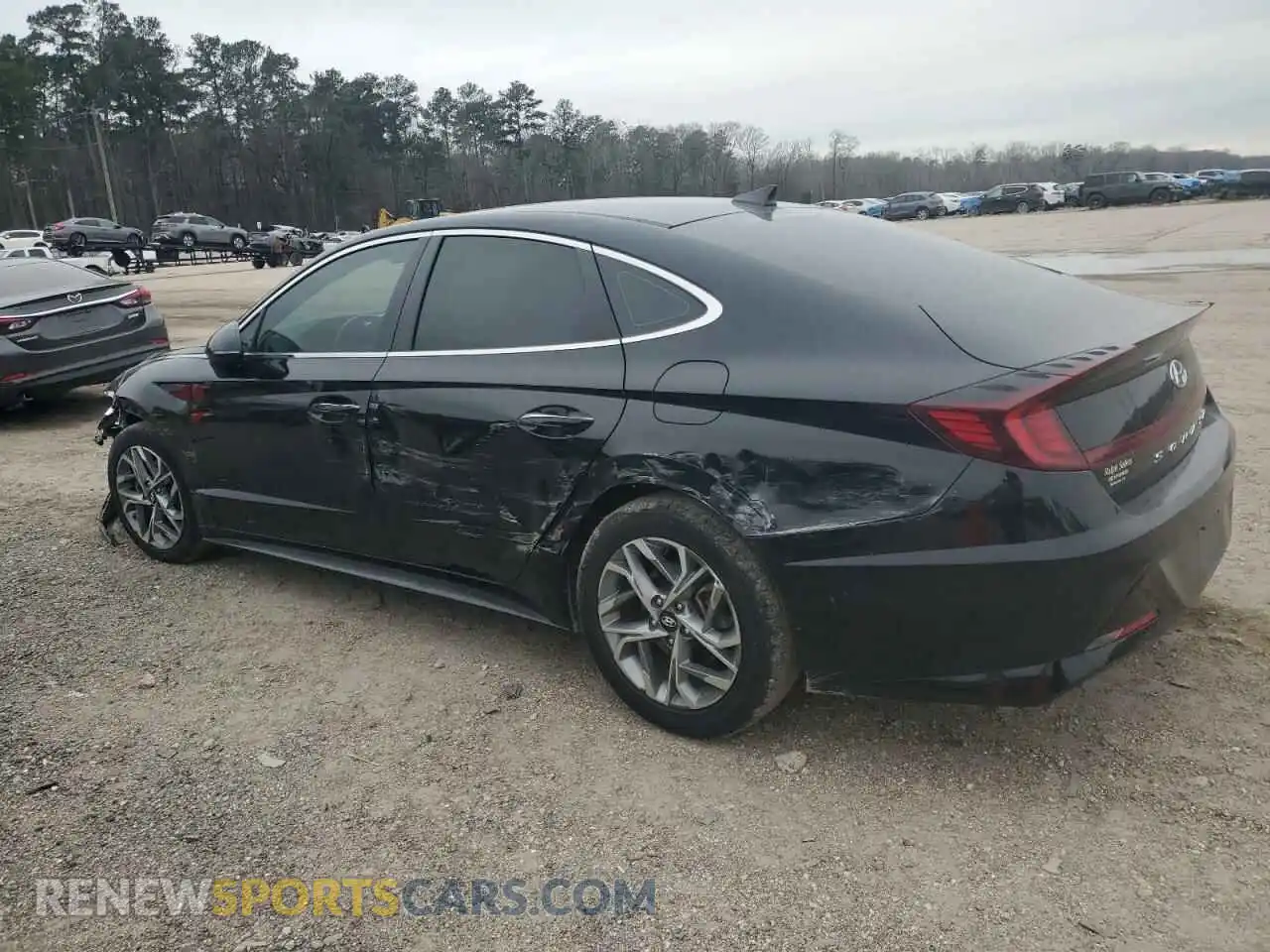 2 fotografías del automóvil dañado 5NPEF4JA2LH030708 HYUNDAI SONATA 2020