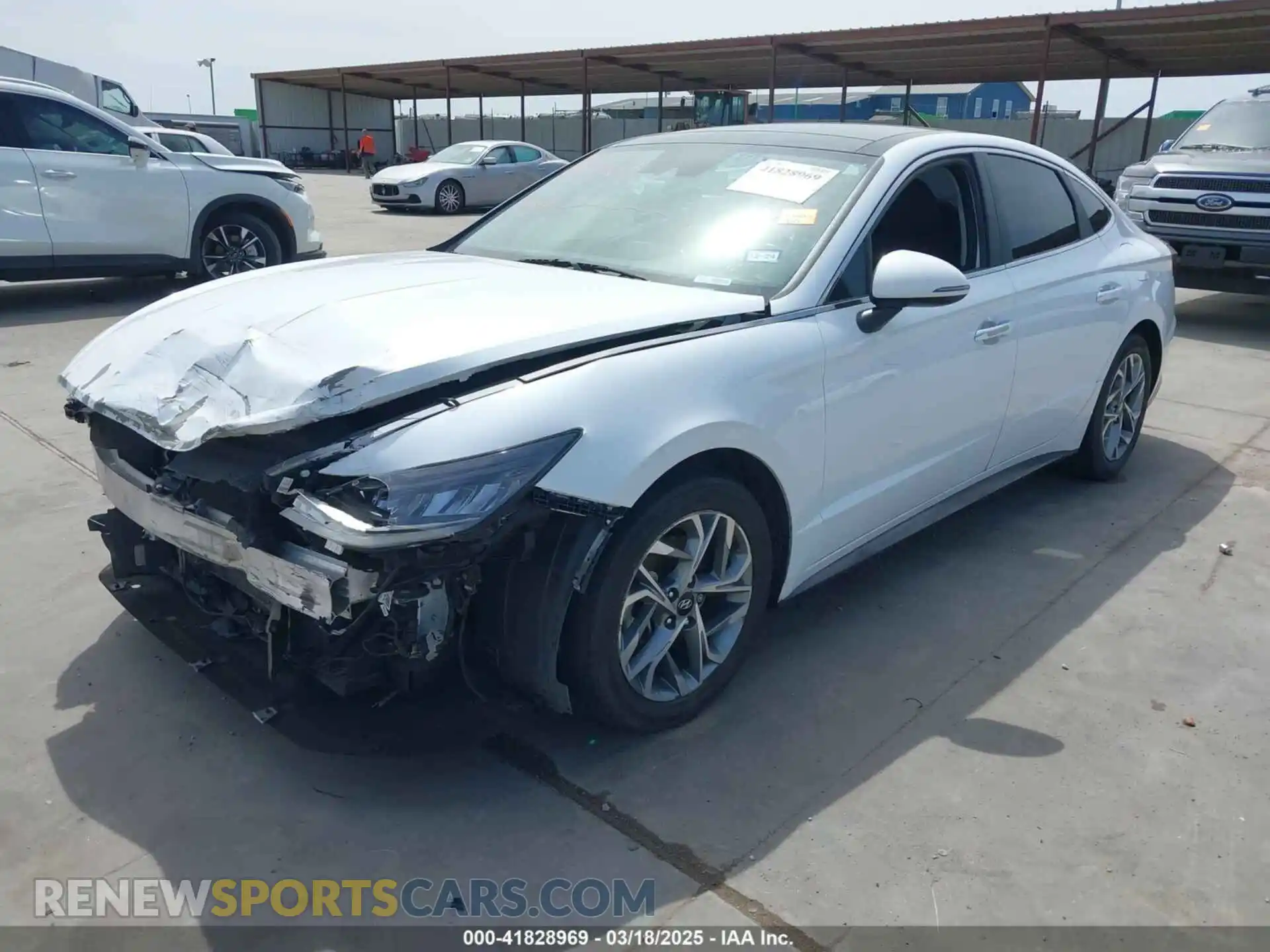 2 Фотография поврежденного автомобиля 5NPEF4JA8LH002363 HYUNDAI SONATA 2020