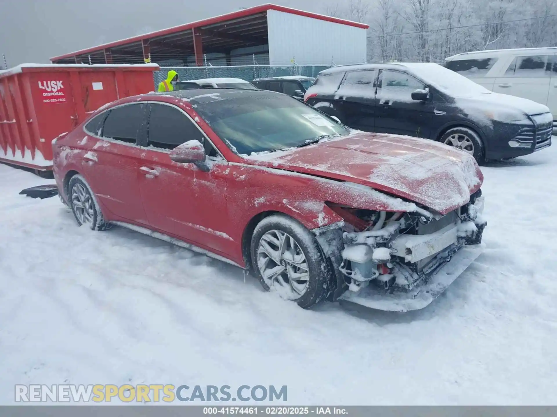 1 Photograph of a damaged car 5NPEF4JA9LH054679 HYUNDAI SONATA 2020
