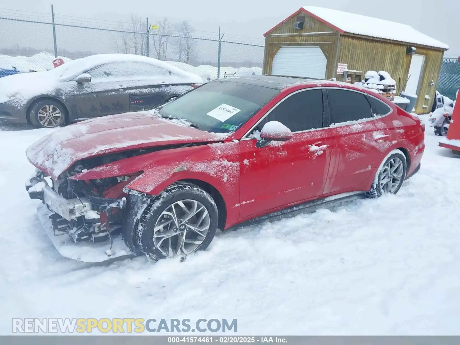 2 Photograph of a damaged car 5NPEF4JA9LH054679 HYUNDAI SONATA 2020
