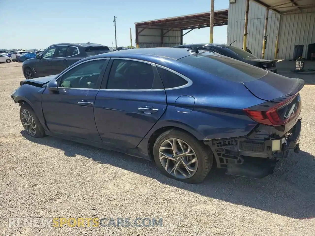 2 fotografías del automóvil dañado 5NPEF4JAXLH052763 HYUNDAI SONATA 2020