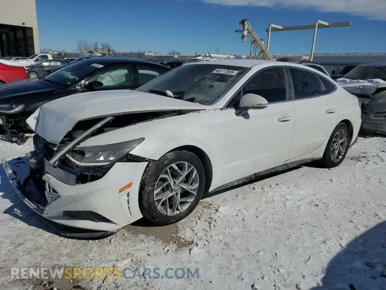 1 Photograph of a damaged car 5NPEF4JAXLH059132 HYUNDAI SONATA 2020