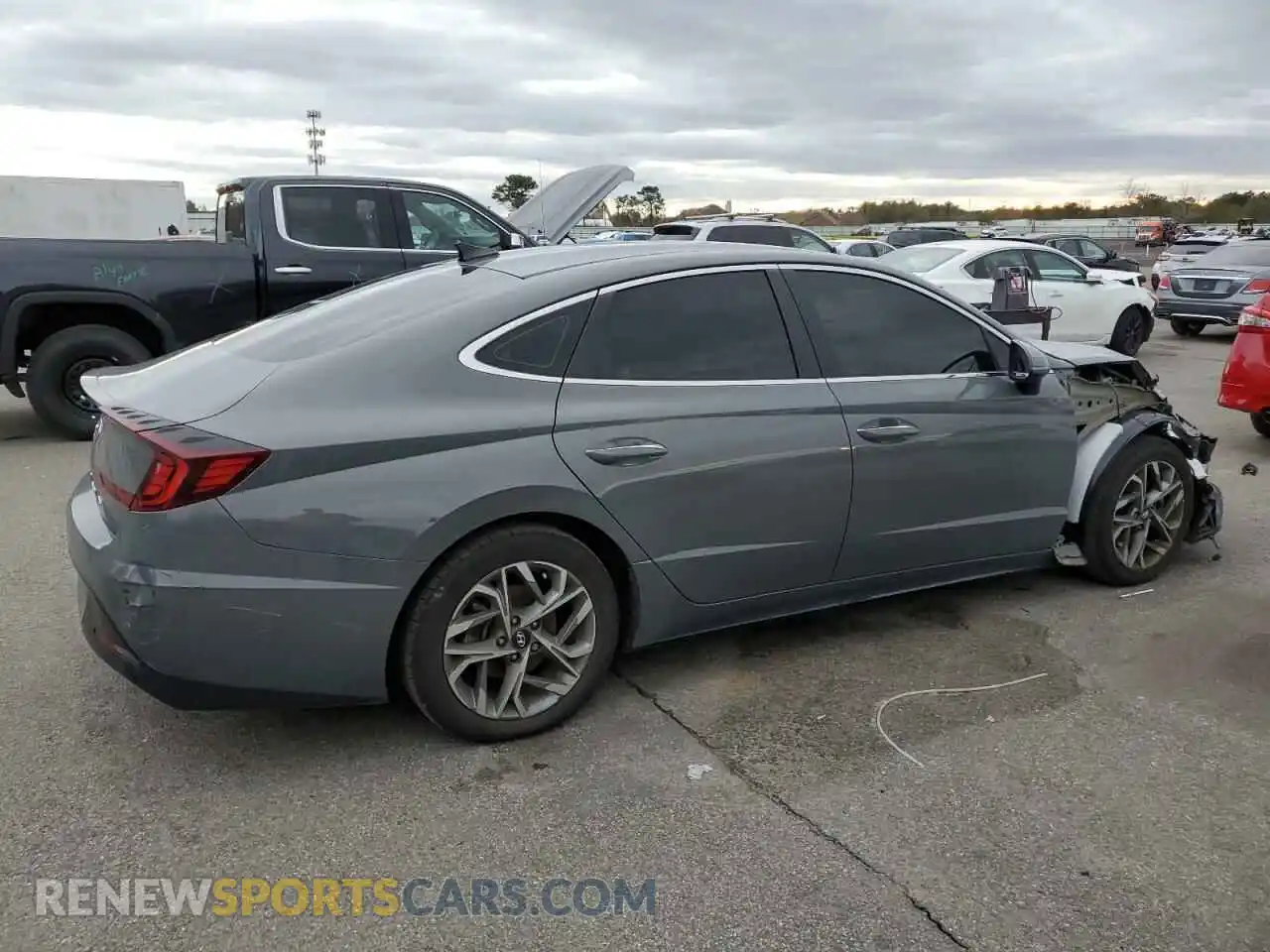3 Фотография поврежденного автомобиля 5NPEF4JAXLH062063 HYUNDAI SONATA 2020