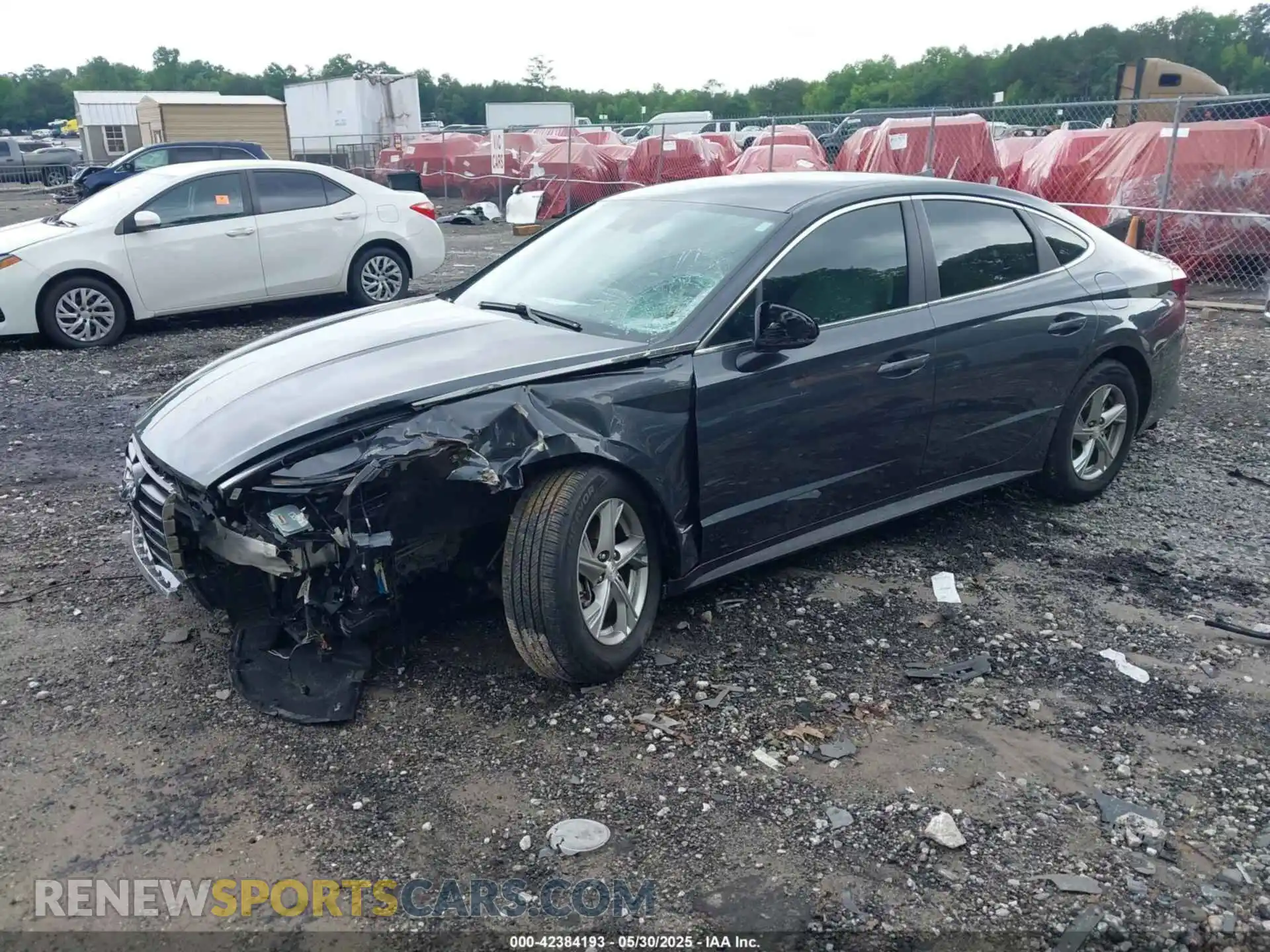 2 Photograph of a damaged car 5NPEG4JA4LH048043 HYUNDAI SONATA 2020