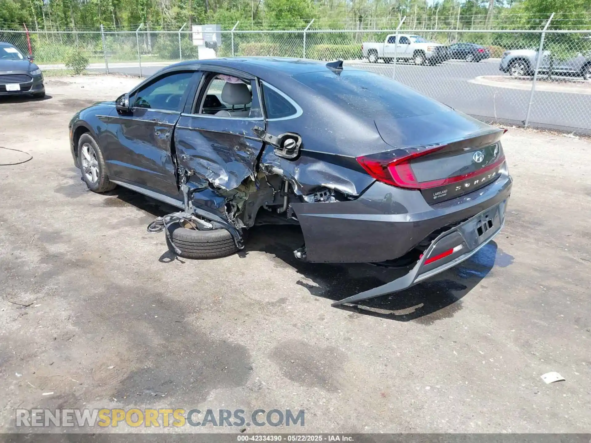 3 fotografías del automóvil dañado 5NPEG4JAXLH059094 HYUNDAI SONATA 2020