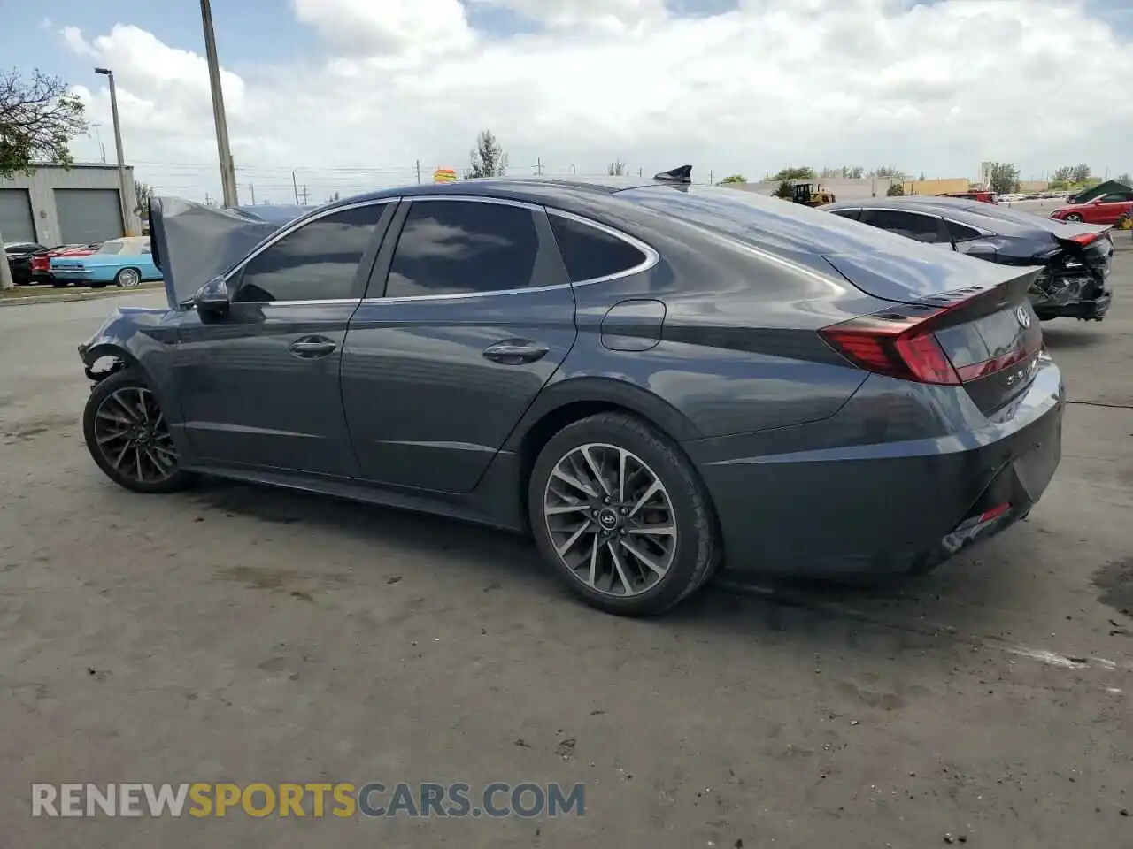 2 Photograph of a damaged car 5NPEH4J27LH006570 HYUNDAI SONATA 2020