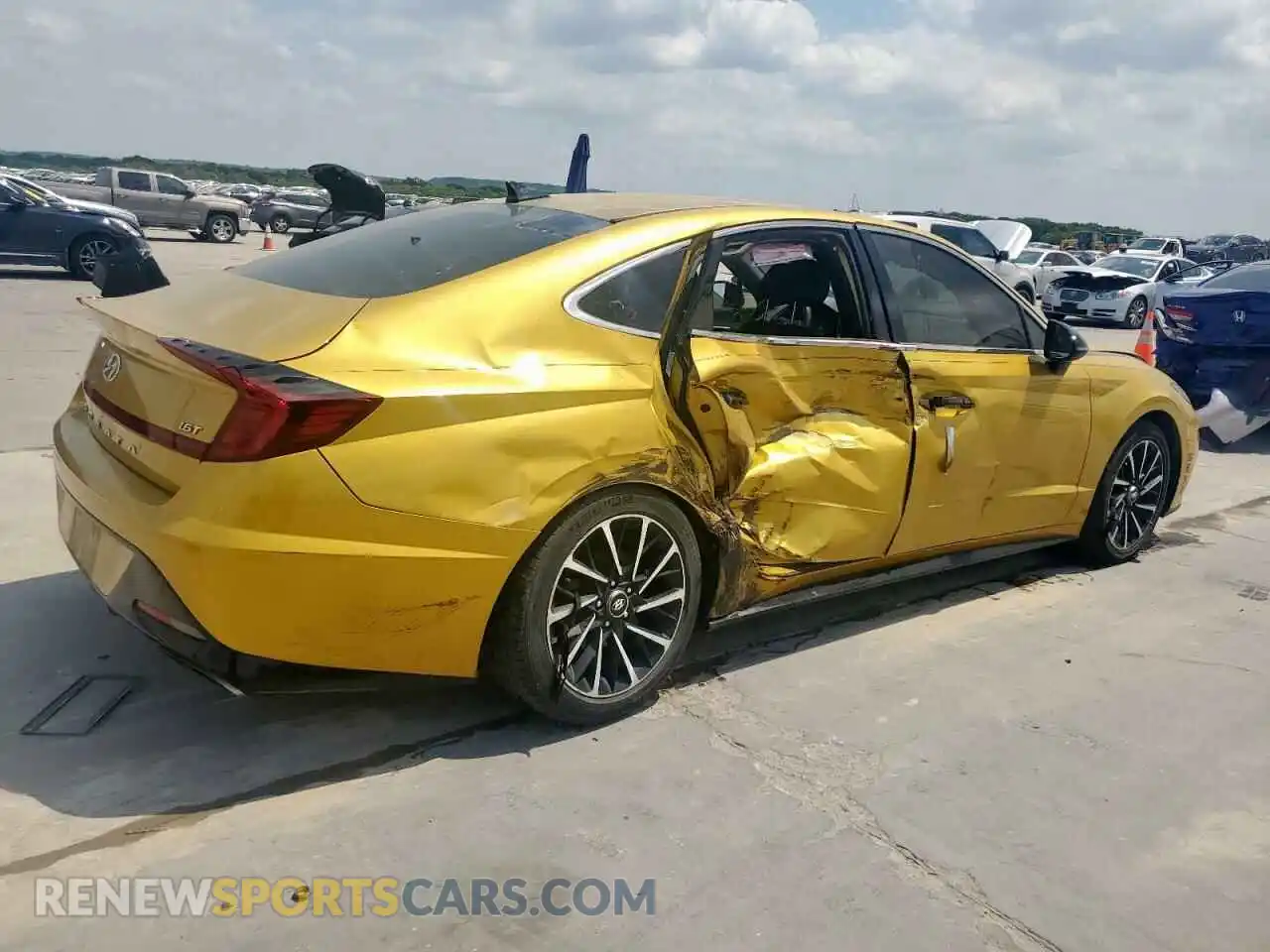 3 Photograph of a damaged car 5NPEJ4J22LH018856 HYUNDAI SONATA 2020