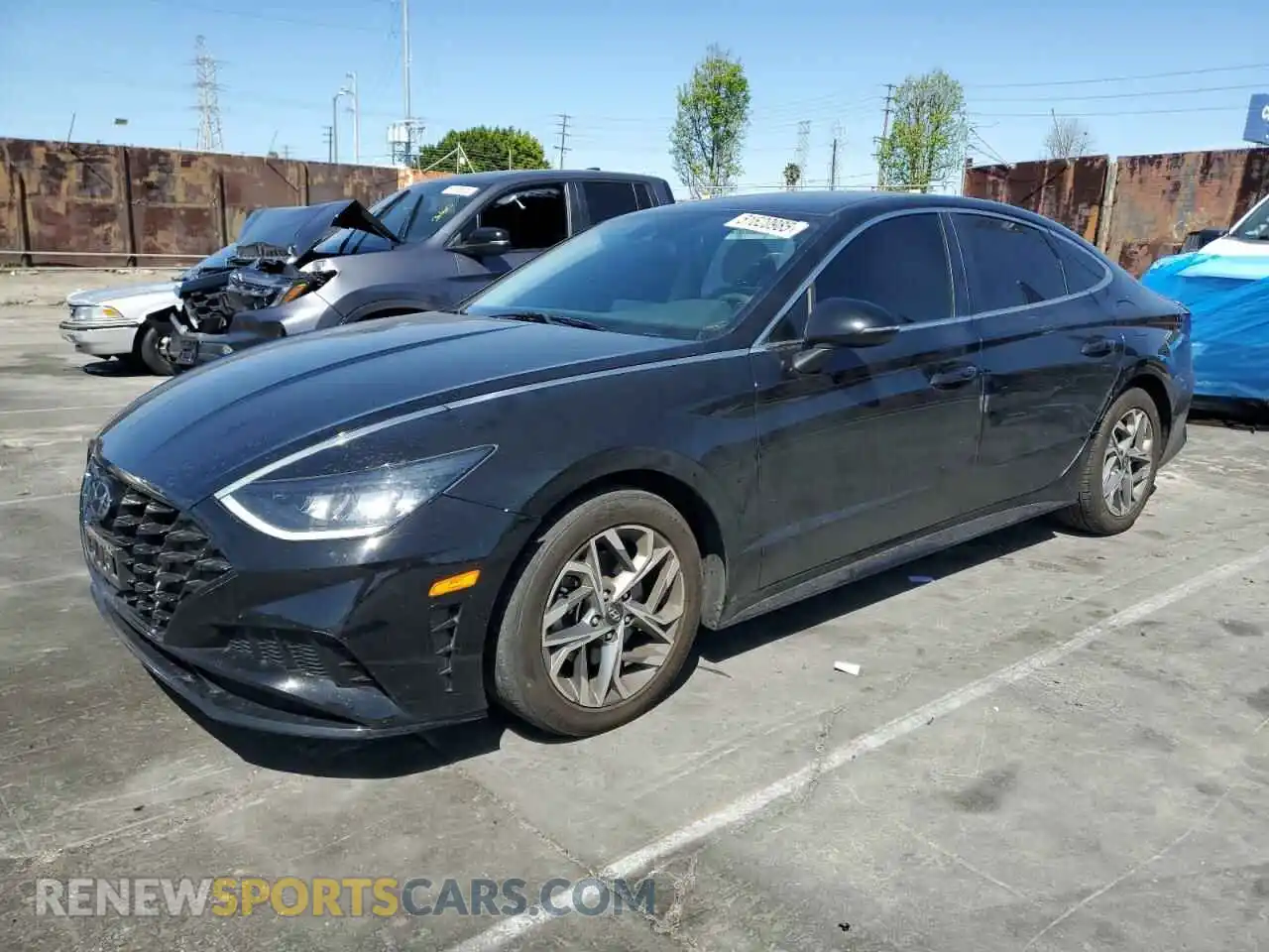 1 Photograph of a damaged car 5NPEL4JAXLH062105 HYUNDAI SONATA 2020