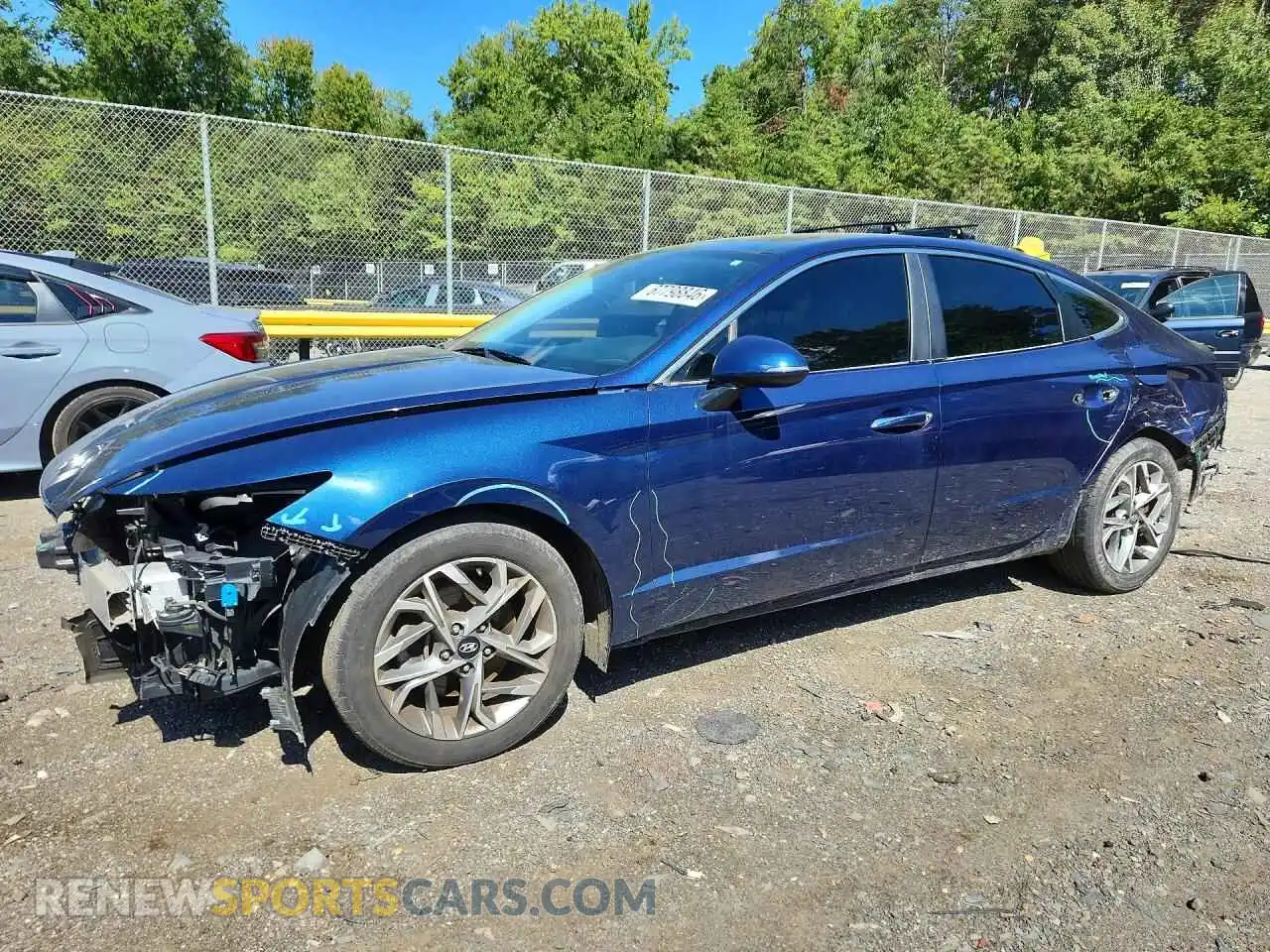 1 Photograph of a damaged car 5NPEF4JA1MH089539 HYUNDAI SONATA 2021