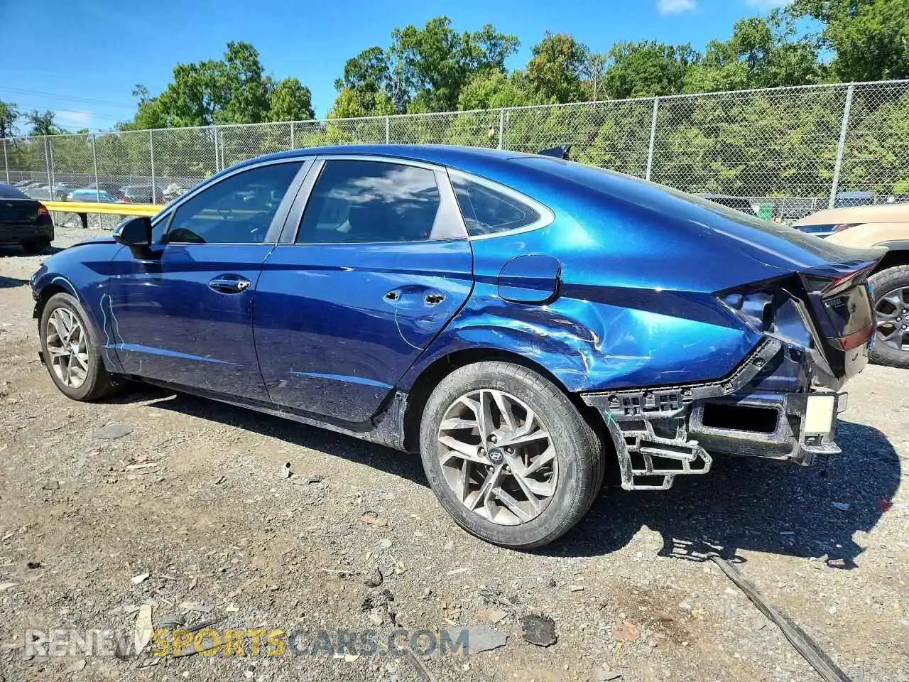 2 Photograph of a damaged car 5NPEF4JA1MH089539 HYUNDAI SONATA 2021