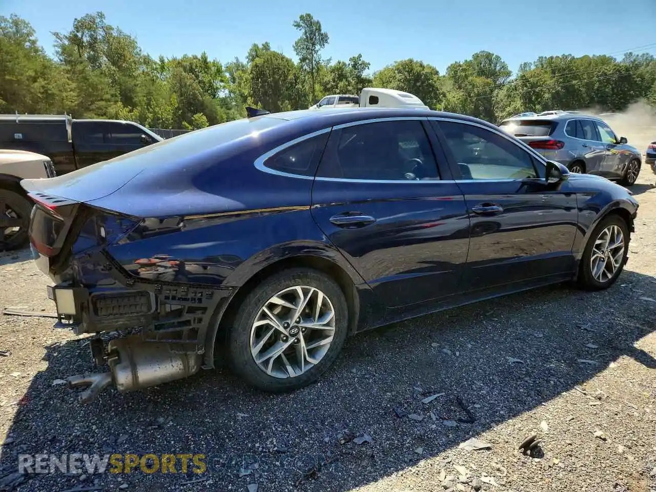 3 Photograph of a damaged car 5NPEF4JA1MH089539 HYUNDAI SONATA 2021