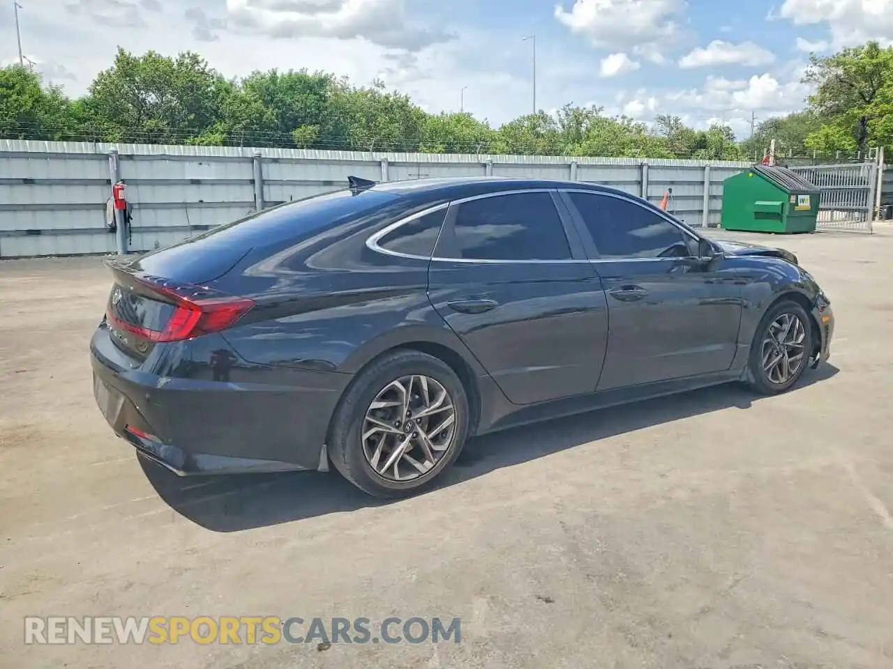 3 fotografías del automóvil dañado 5NPEF4JA1MH096698 HYUNDAI SONATA 2021