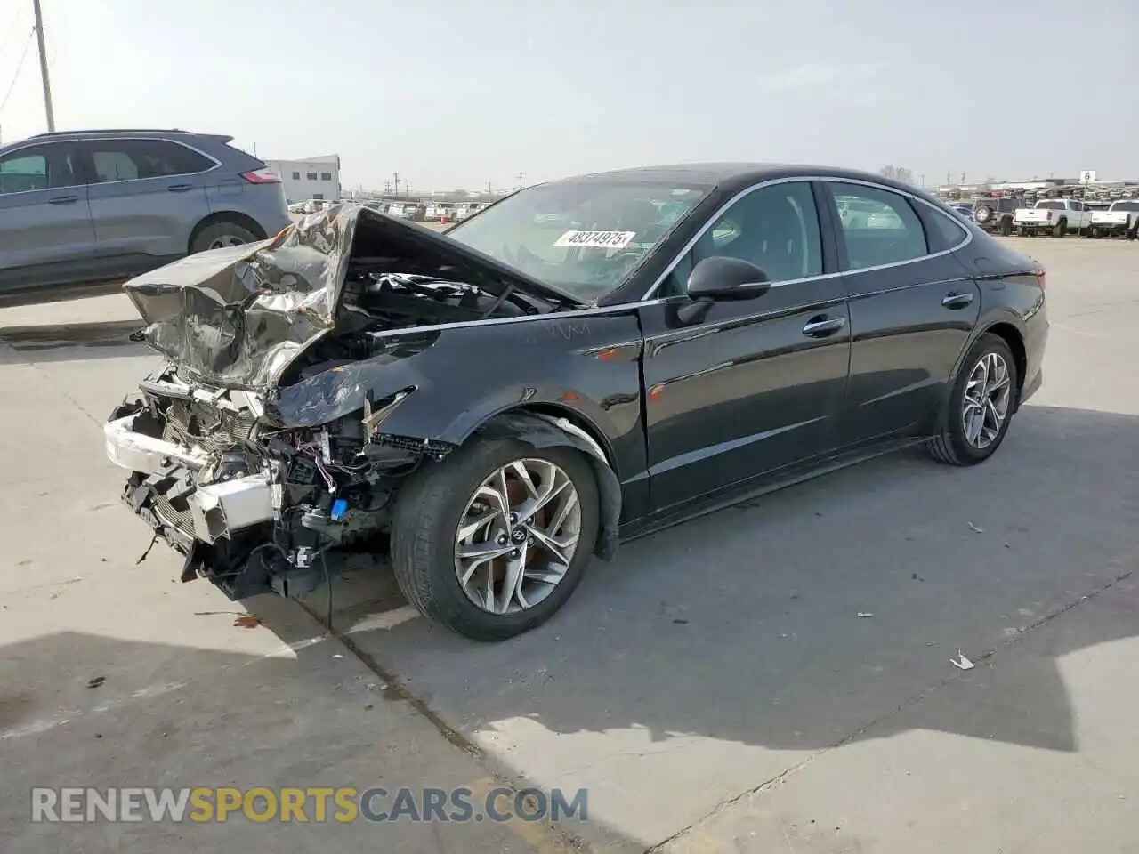 1 Photograph of a damaged car 5NPEF4JA1MH099665 HYUNDAI SONATA 2021