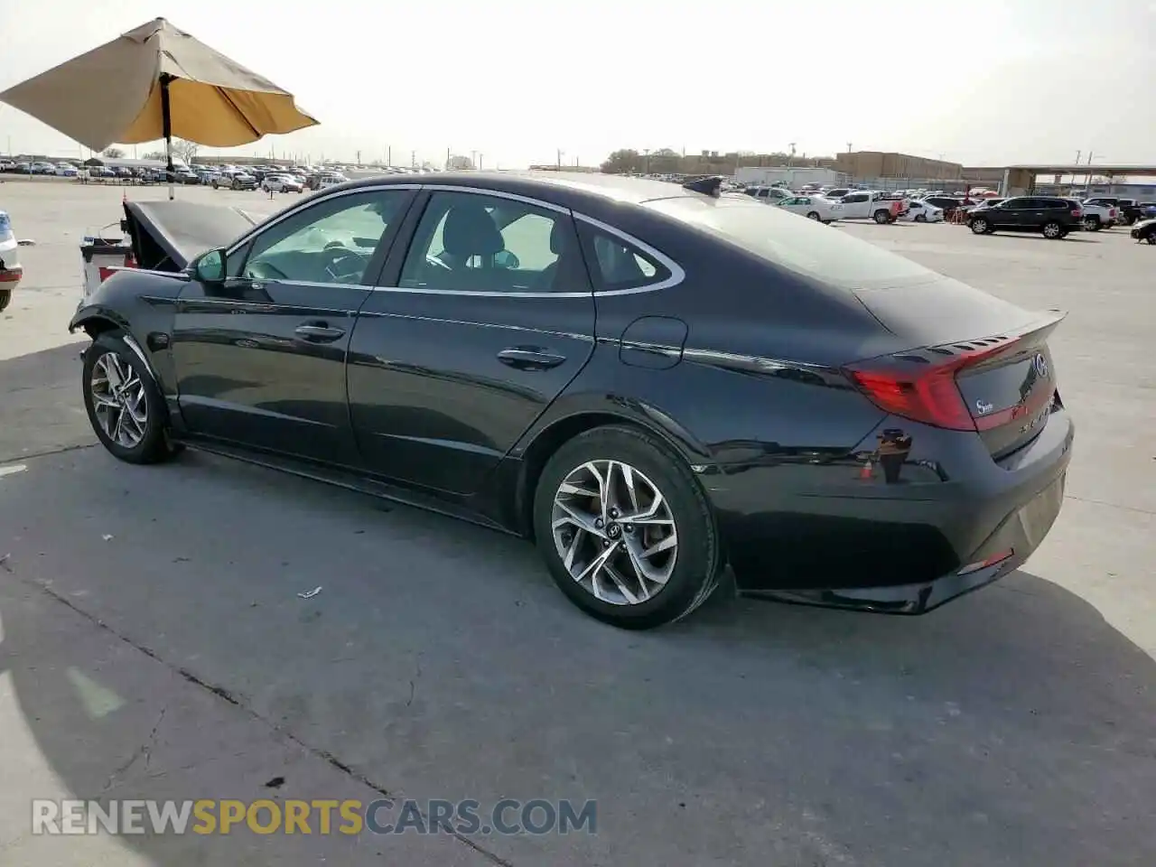 2 Photograph of a damaged car 5NPEF4JA1MH099665 HYUNDAI SONATA 2021