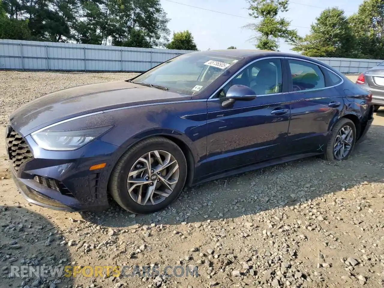 1 Photograph of a damaged car 5NPEF4JA1MH100118 HYUNDAI SONATA 2021