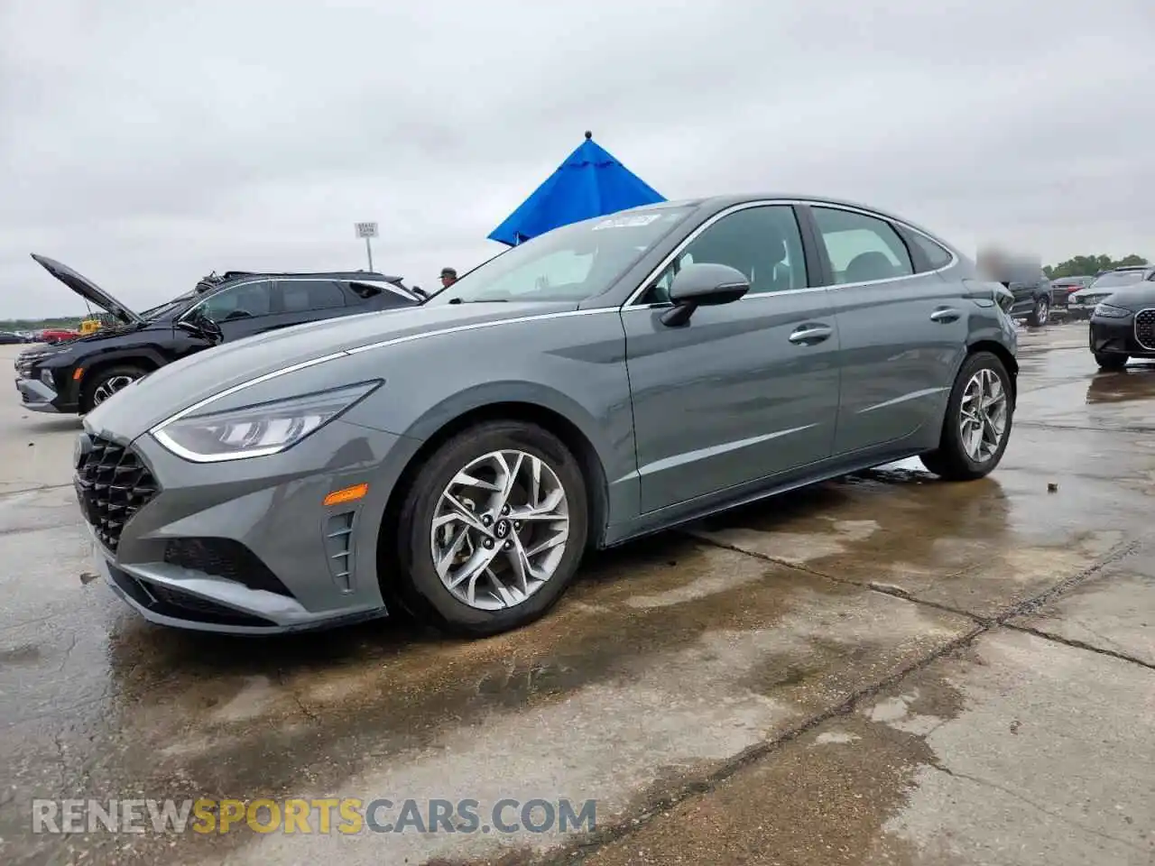 1 Photograph of a damaged car 5NPEF4JA1MH102810 HYUNDAI SONATA 2021