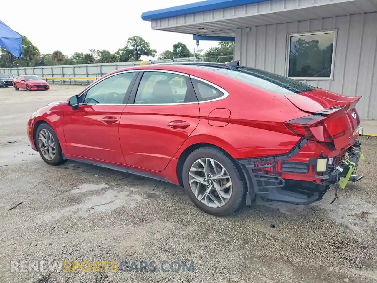 2 Photograph of a damaged car 5NPEF4JA1MH103648 HYUNDAI SONATA 2021