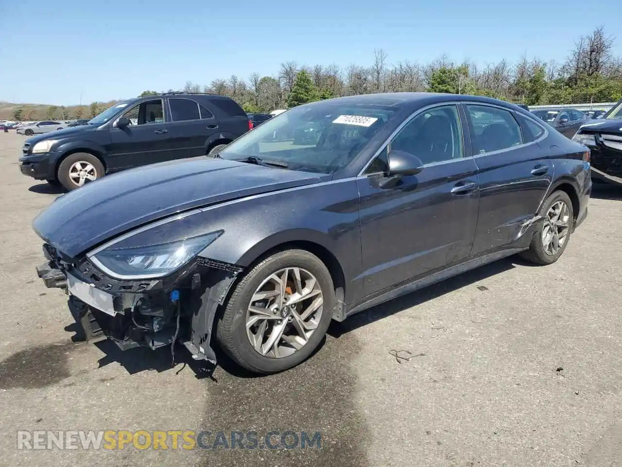 1 Photograph of a damaged car 5NPEF4JA3MH086223 HYUNDAI SONATA 2021
