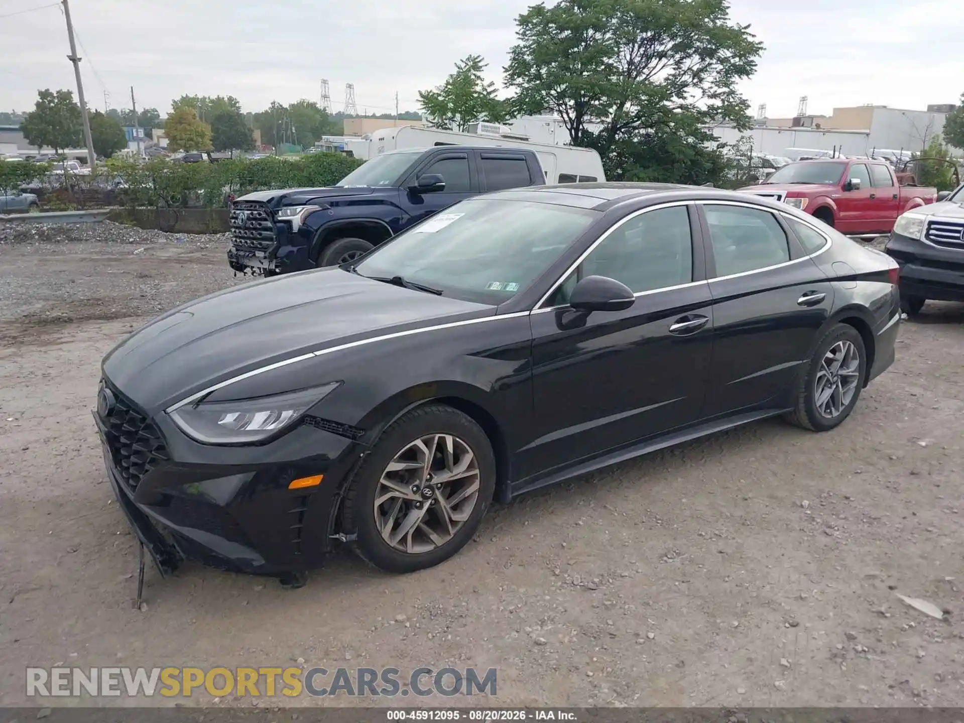 2 Photograph of a damaged car 5NPEF4JA3MH117454 HYUNDAI SONATA 2021