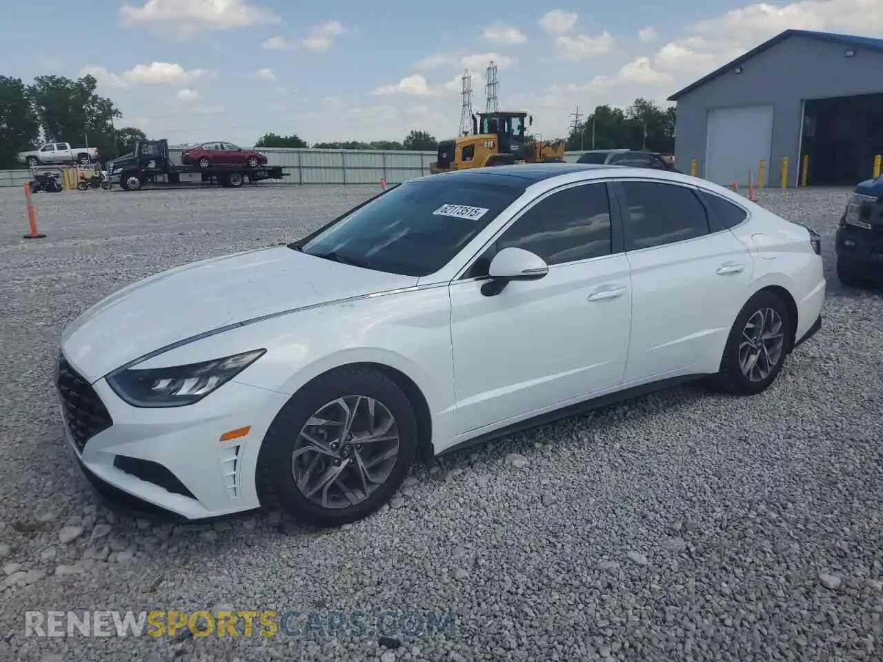 1 fotografías del automóvil dañado 5NPEF4JA4MH083671 HYUNDAI SONATA 2021