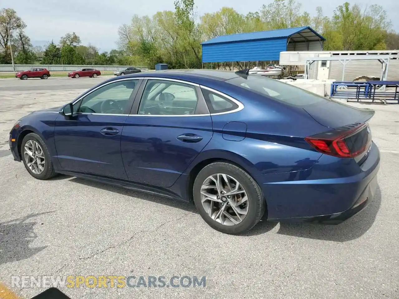 2 Photograph of a damaged car 5NPEF4JA4MH118919 HYUNDAI SONATA 2021