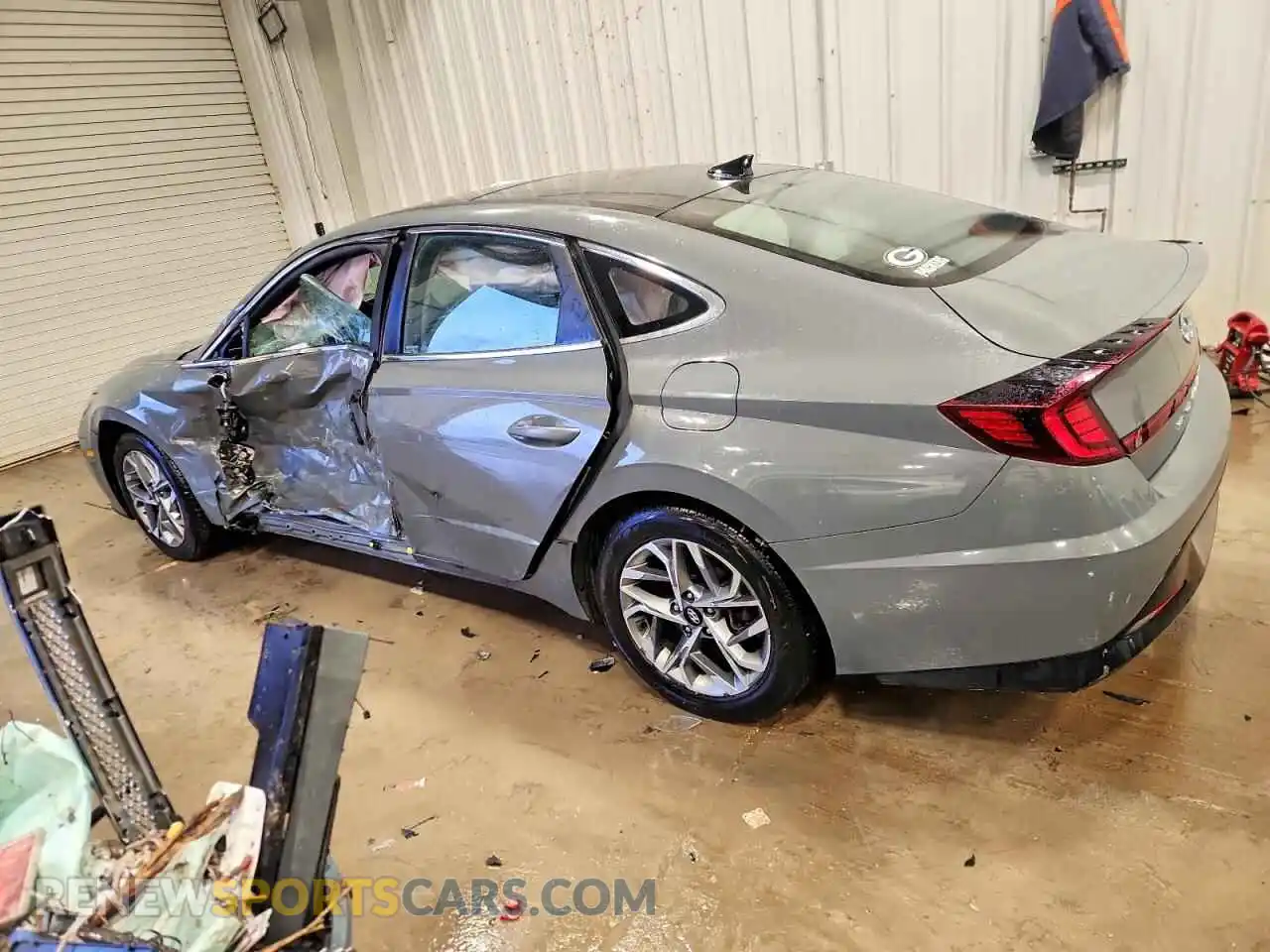 2 Photograph of a damaged car 5NPEF4JA5MH099474 HYUNDAI SONATA 2021
