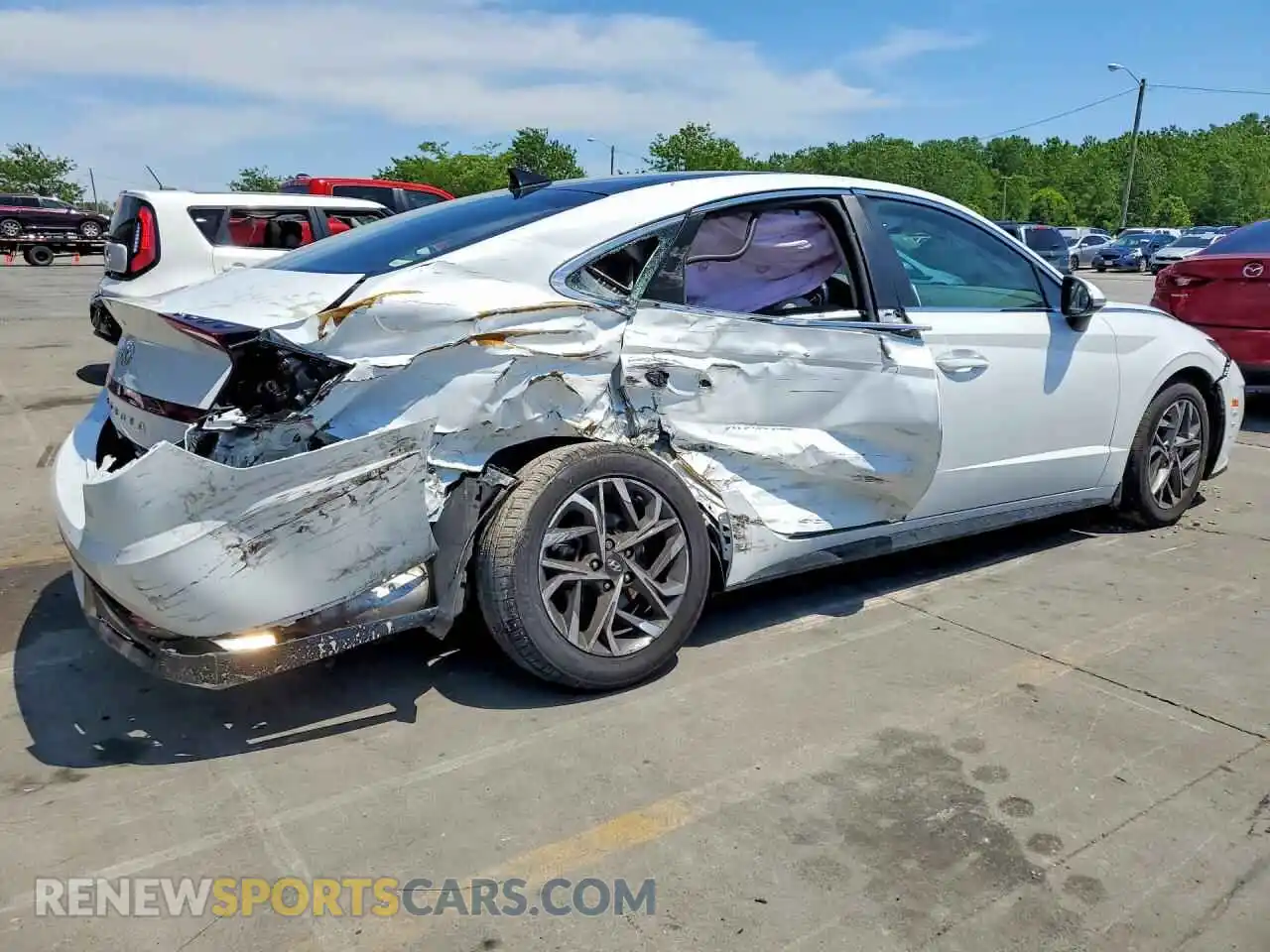 3 Фотография поврежденного автомобиля 5NPEF4JA6MH086457 HYUNDAI SONATA 2021