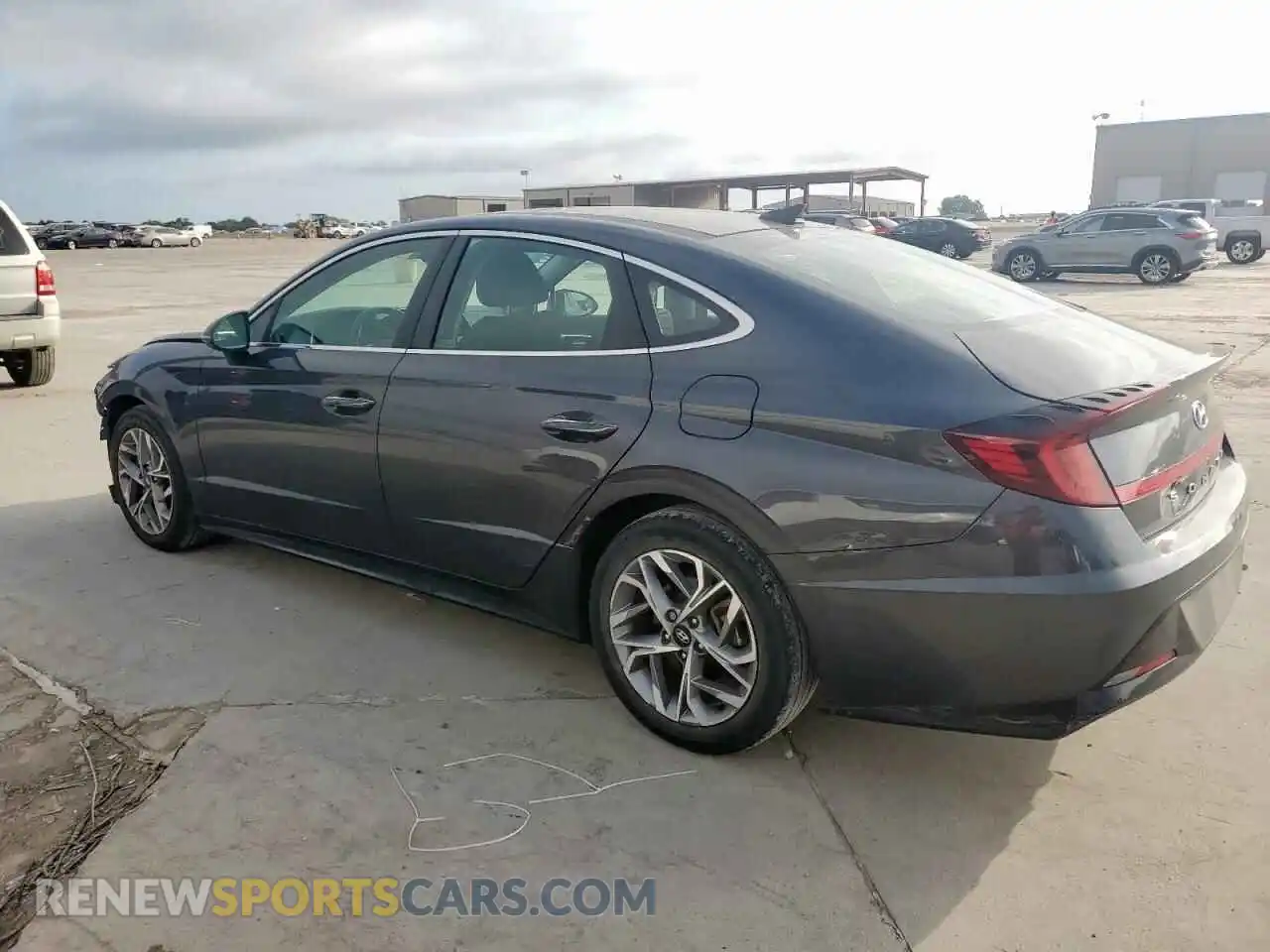 2 Photograph of a damaged car 5NPEF4JA7MH077749 HYUNDAI SONATA 2021