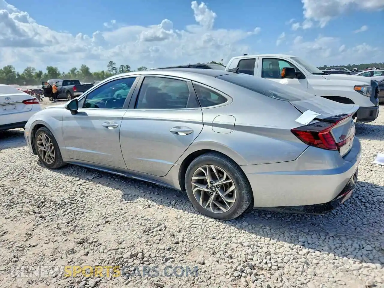 2 Photograph of a damaged car 5NPEF4JA7MH099380 HYUNDAI SONATA 2021