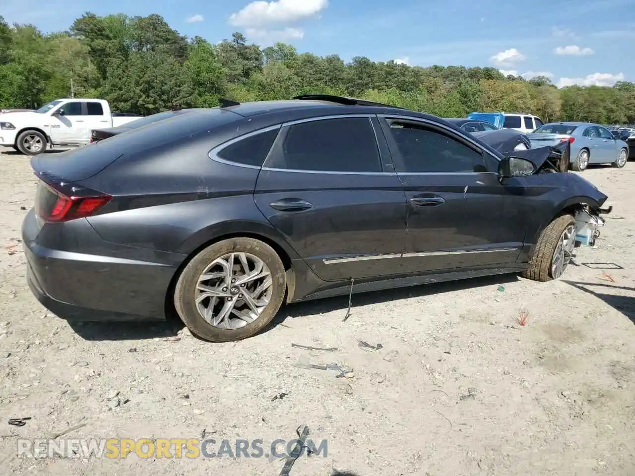 3 Photograph of a damaged car 5NPEF4JA7MH103010 HYUNDAI SONATA 2021
