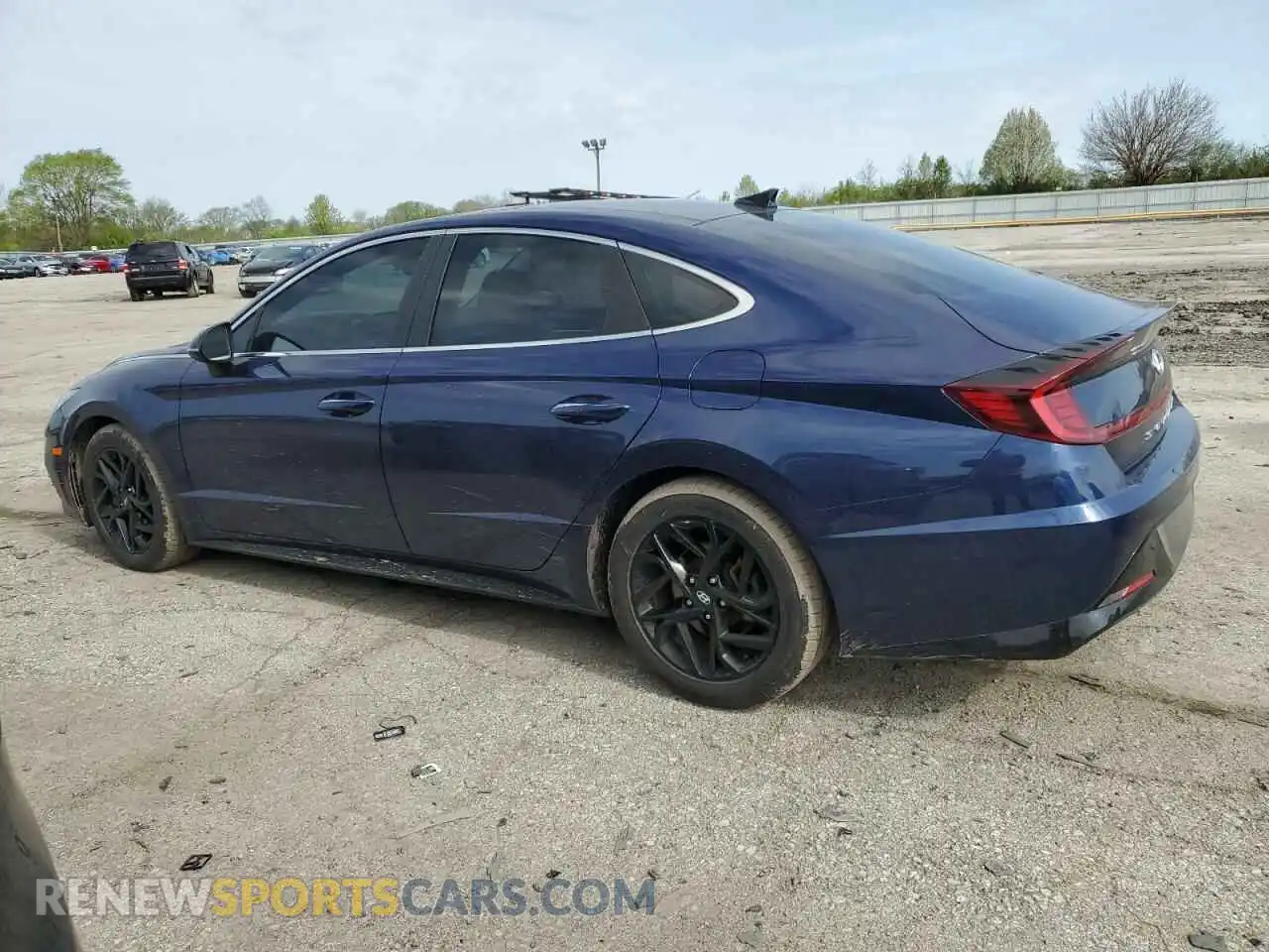2 Photograph of a damaged car 5NPEF4JA7MH109096 HYUNDAI SONATA 2021