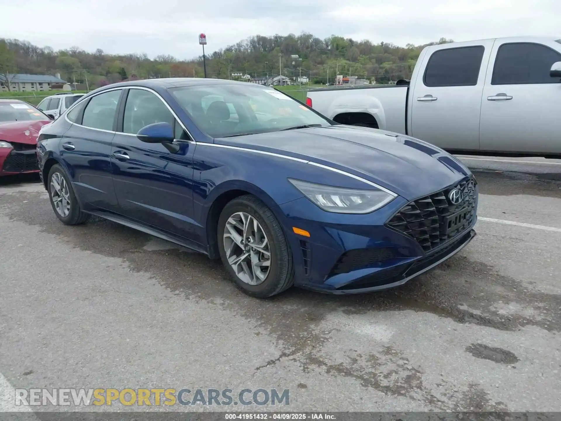 1 fotografías del automóvil dañado 5NPEF4JA8MH091613 HYUNDAI SONATA 2021