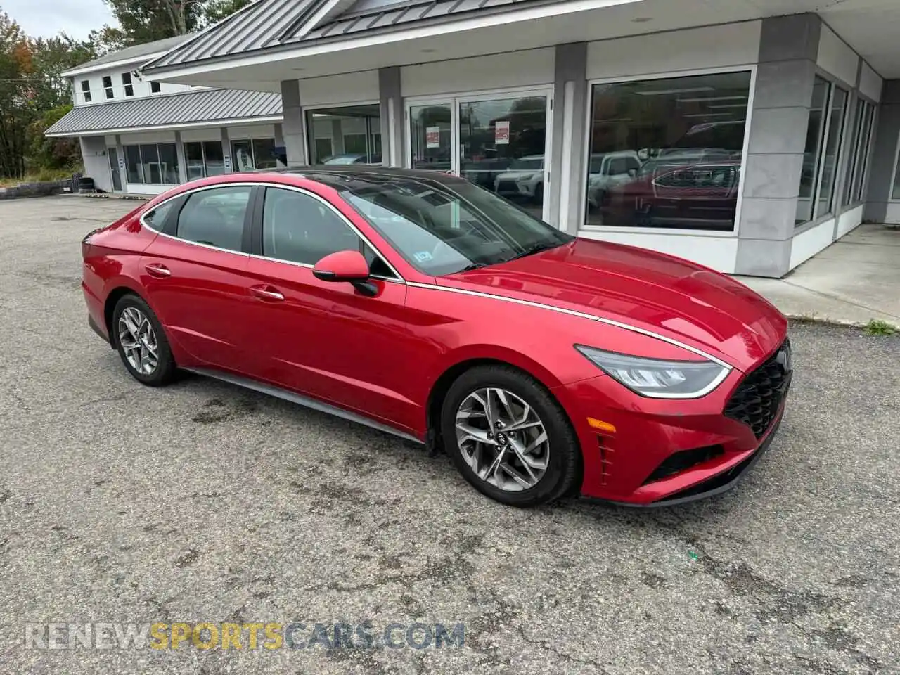 1 Photograph of a damaged car 5NPEF4JA9MH070821 HYUNDAI SONATA 2021