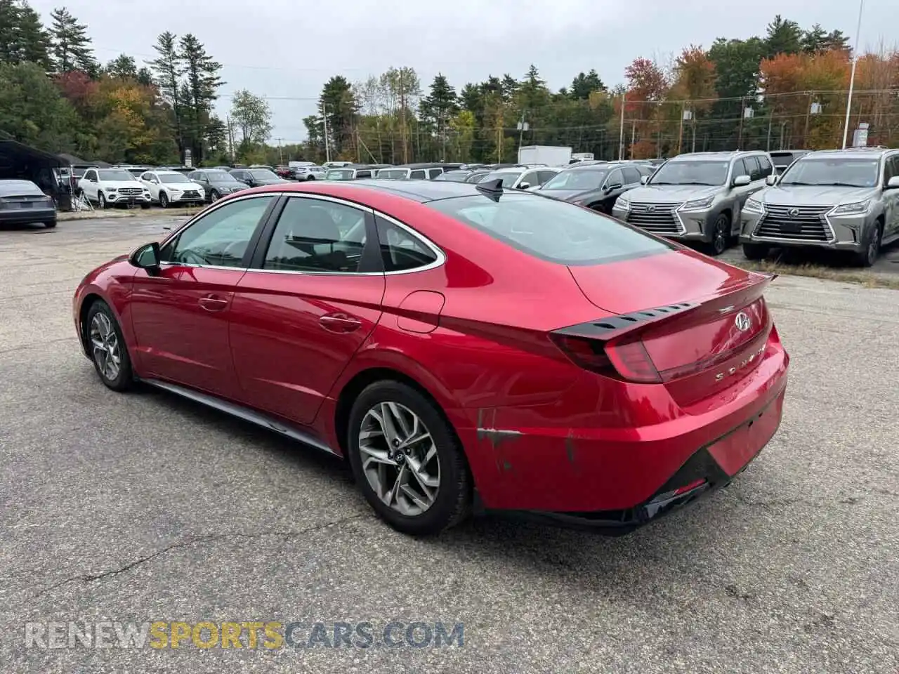 3 Photograph of a damaged car 5NPEF4JA9MH070821 HYUNDAI SONATA 2021