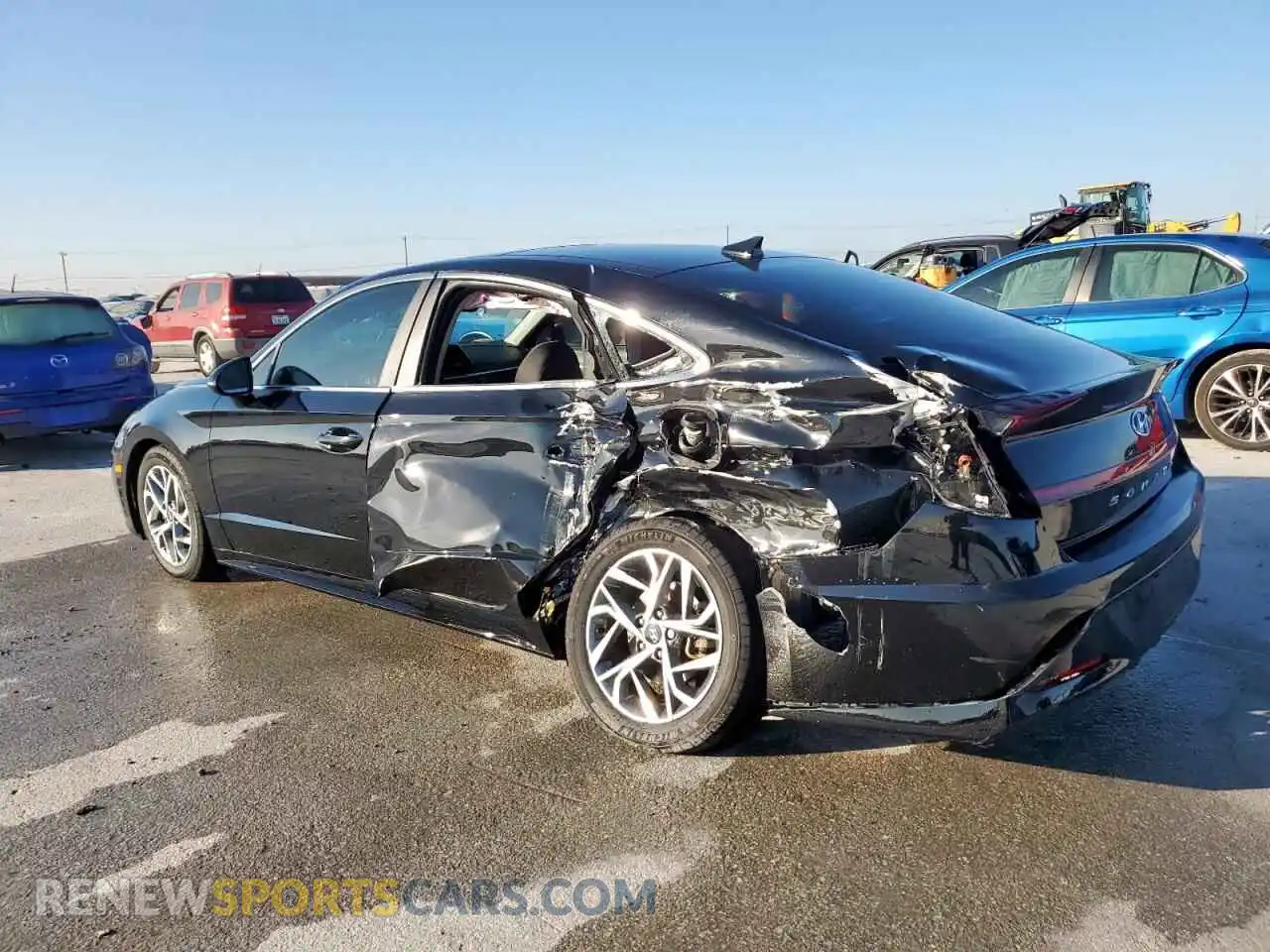 2 Photograph of a damaged car 5NPEF4JA9MH099090 HYUNDAI SONATA 2021