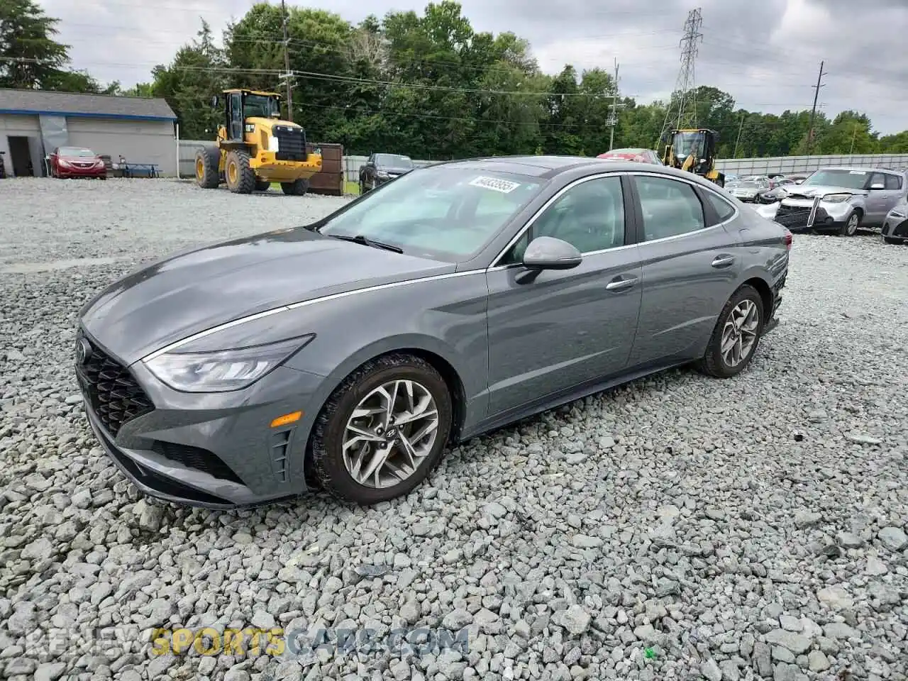 1 Photograph of a damaged car 5NPEF4JAXMH120903 HYUNDAI SONATA 2021